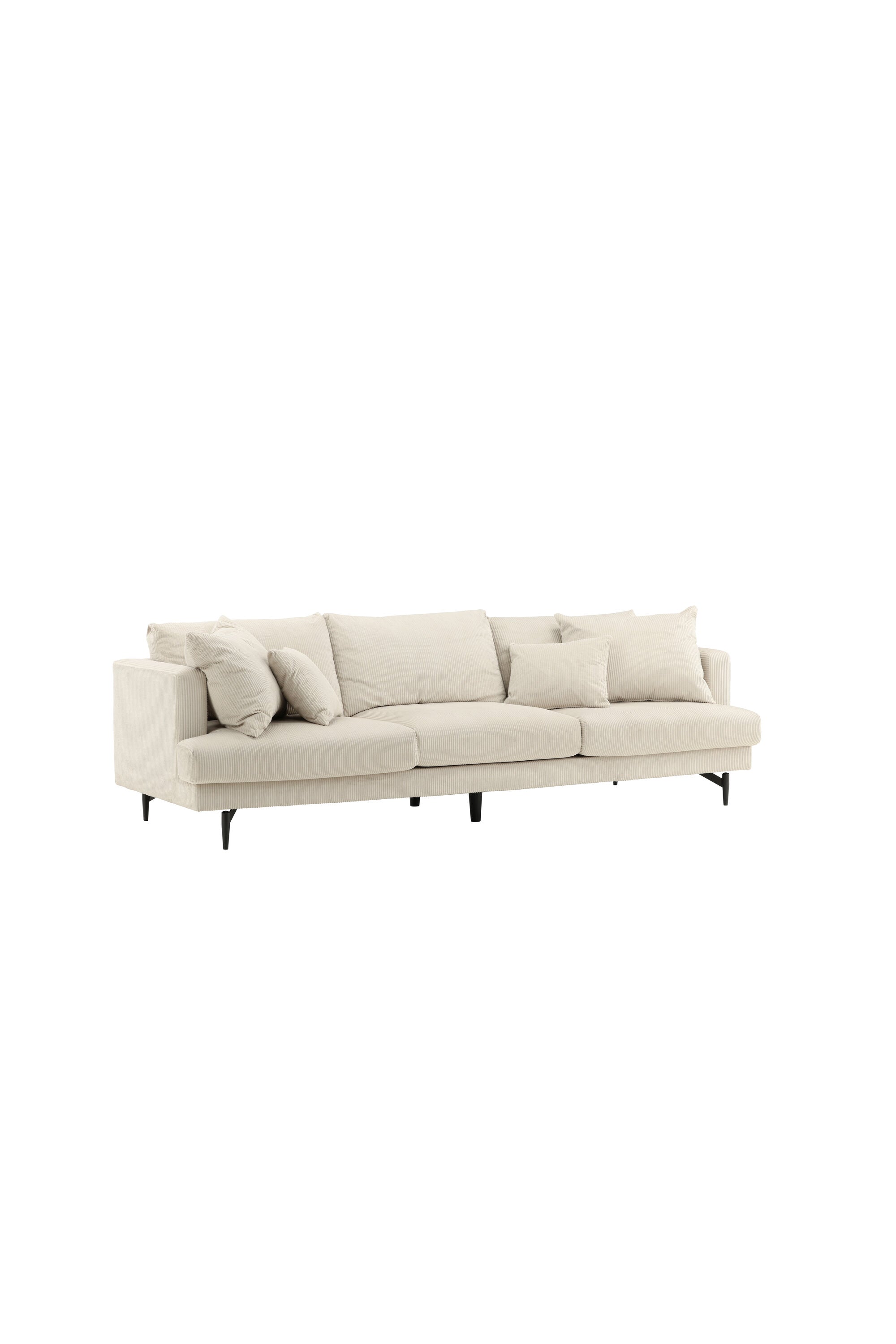 Sofia Sofa in Beige präsentiert im Onlineshop von KAQTU Design AG. 3er Sofa ist von Venture Home