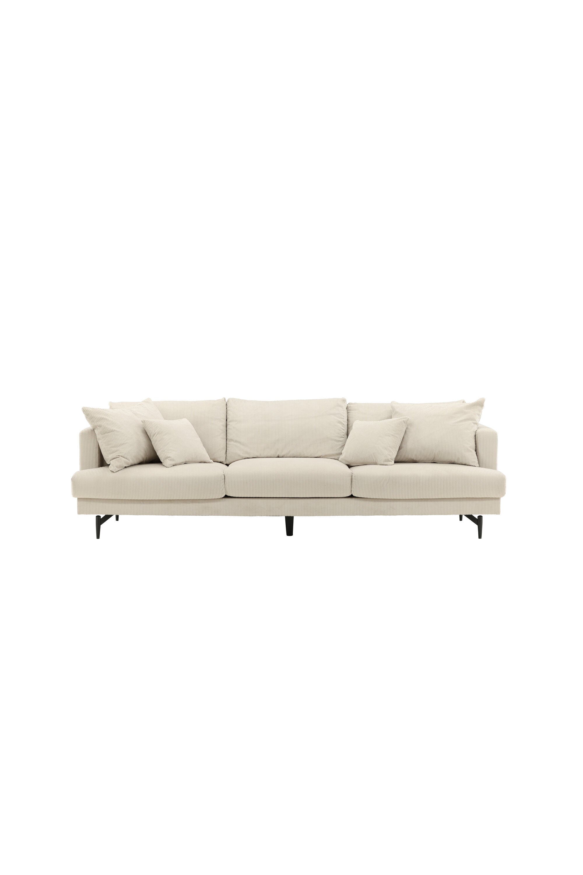 Sofia Sofa in Beige präsentiert im Onlineshop von KAQTU Design AG. 3er Sofa ist von Venture Home