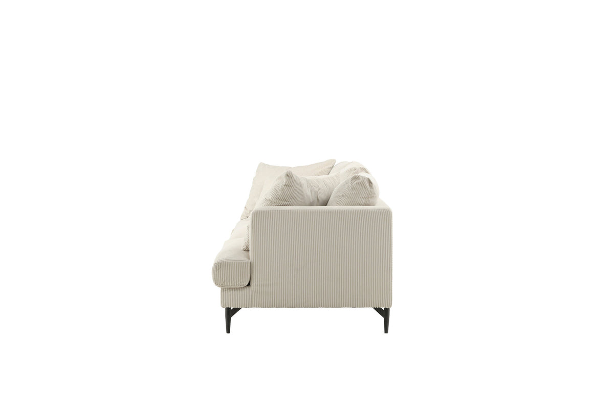 Sofia Sofa in Beige präsentiert im Onlineshop von KAQTU Design AG. 3er Sofa ist von Venture Home