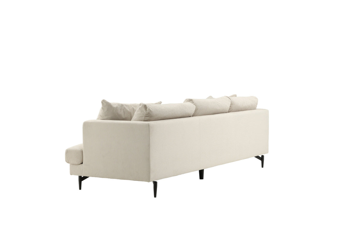 Sofia Sofa in Beige präsentiert im Onlineshop von KAQTU Design AG. 3er Sofa ist von Venture Home