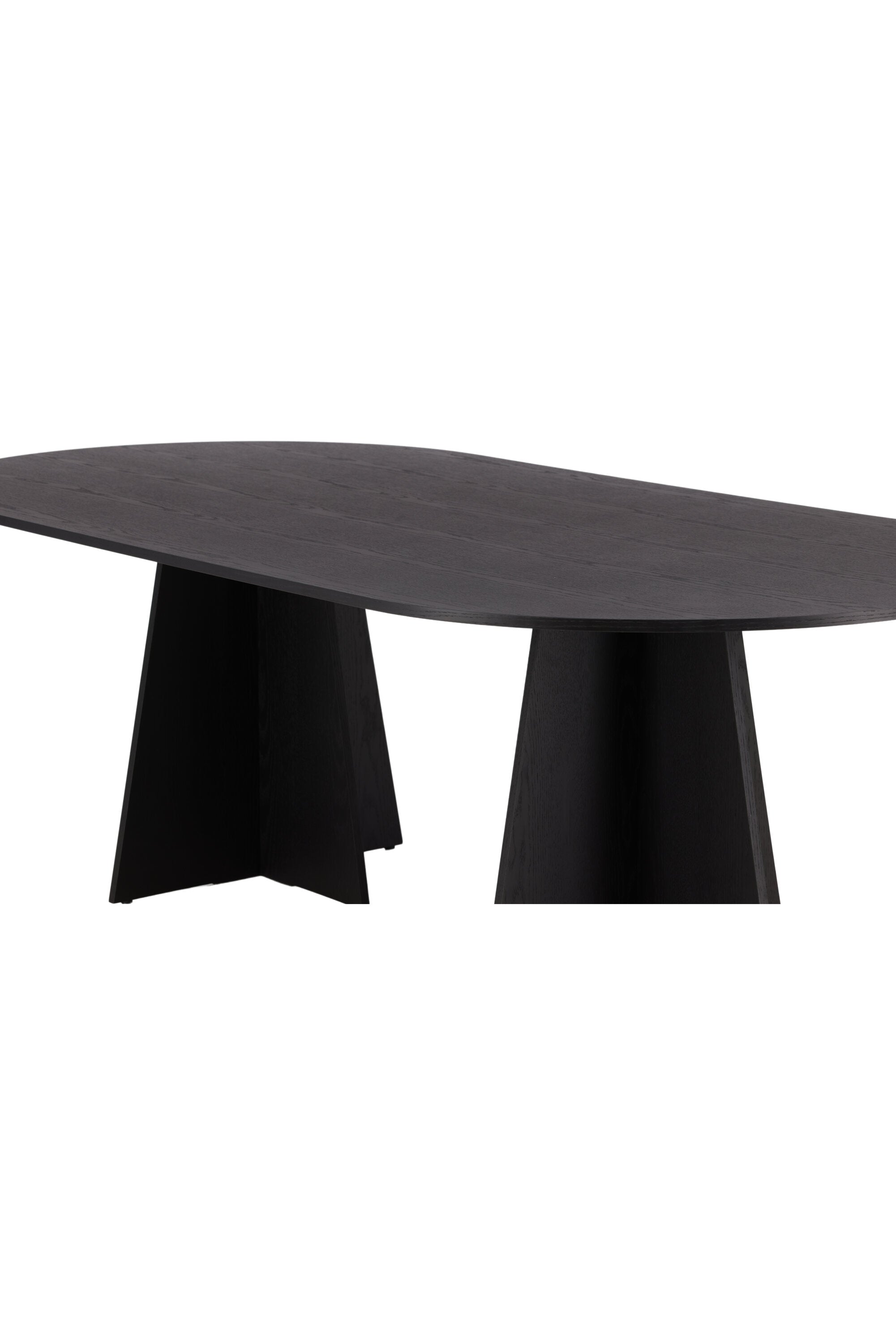 Bootcut Esstisch oval in Schwarz präsentiert im Onlineshop von KAQTU Design AG. Esstisch ist von Venture Home