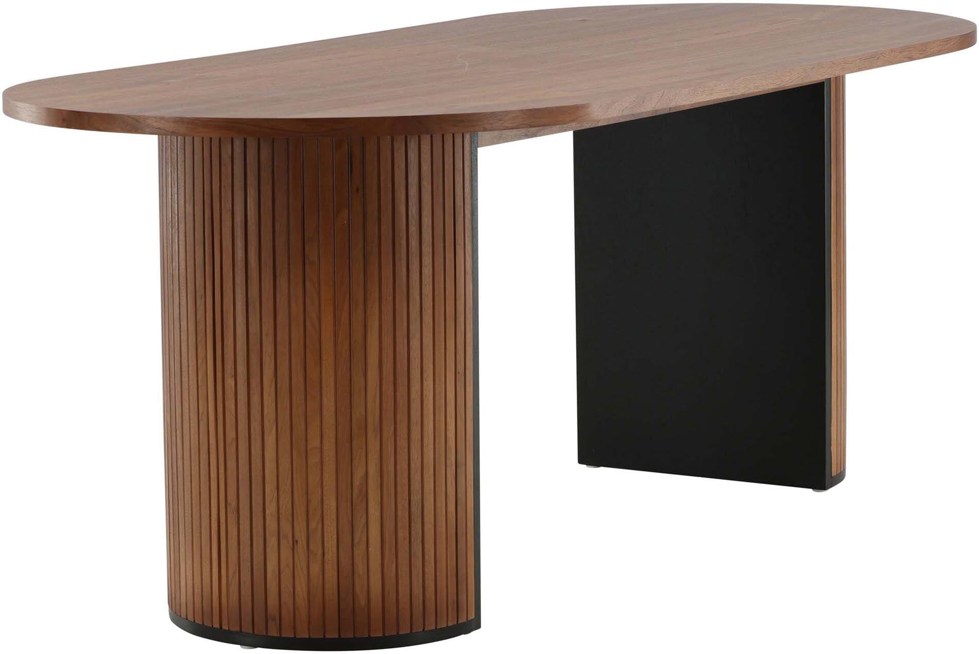 Bianca Tisch in Nussbaum präsentiert im Onlineshop von KAQTU Design AG. Esstisch ist von Venture Home