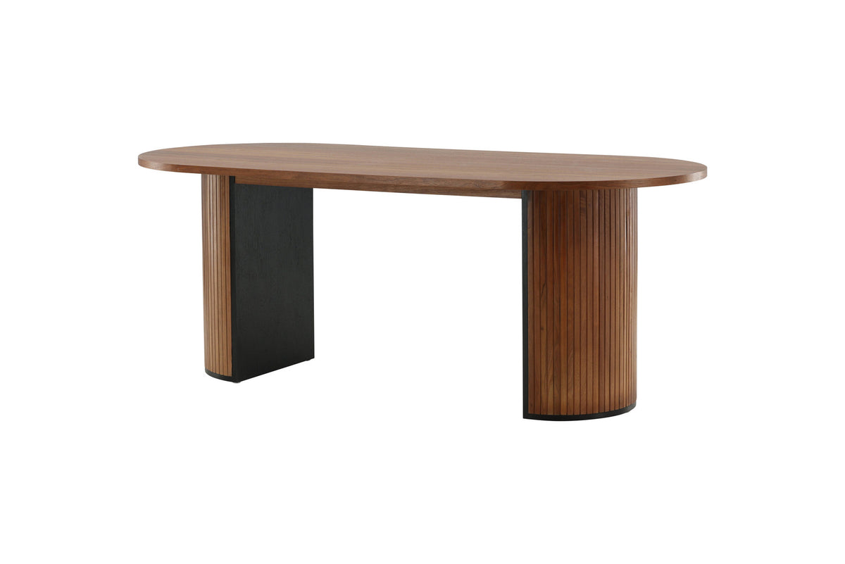 Bianca Tisch in Nussbaum präsentiert im Onlineshop von KAQTU Design AG. Esstisch ist von Venture Home