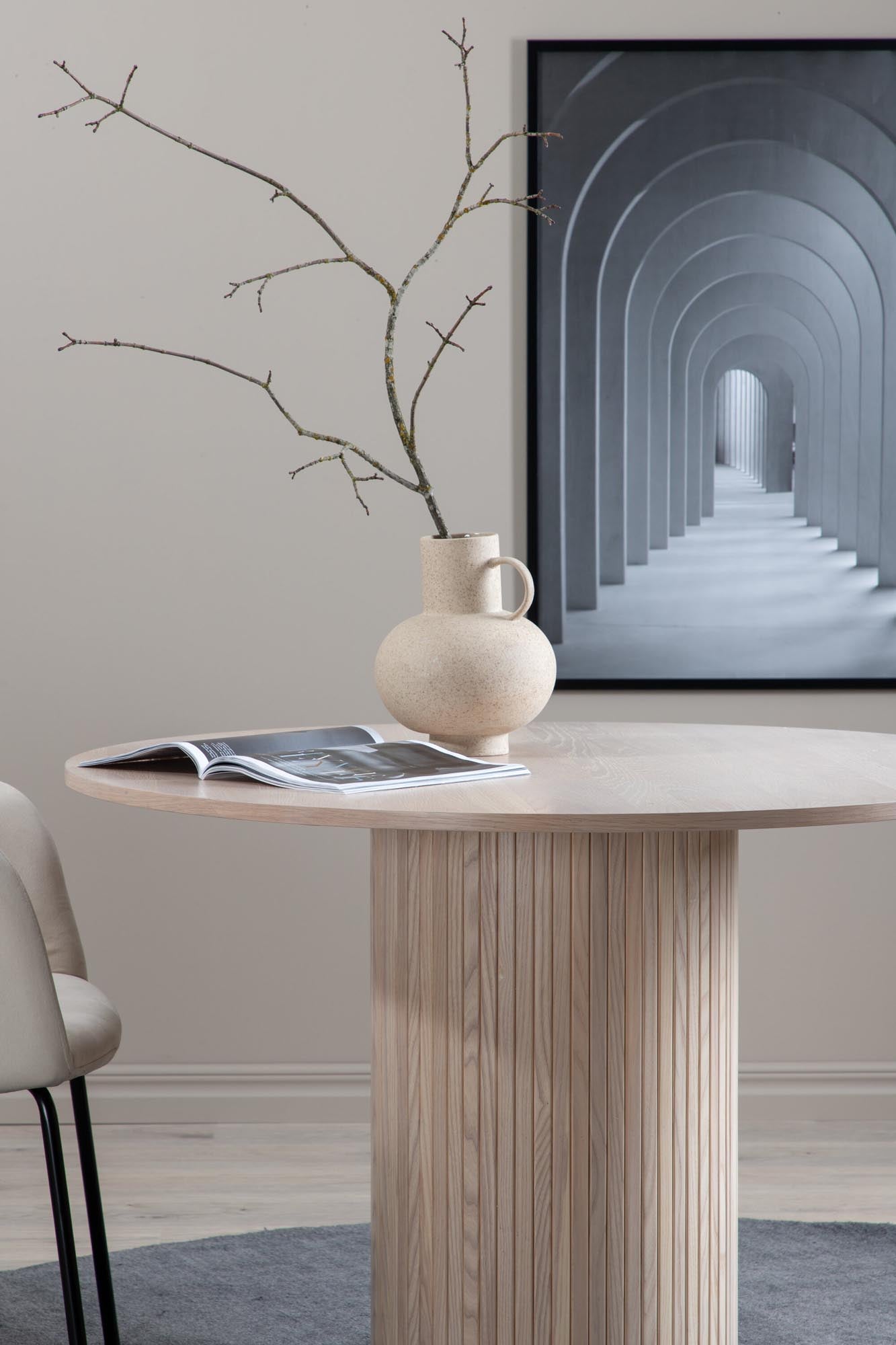 Bianca Esstisch in Tünchen präsentiert im Onlineshop von KAQTU Design AG. Esstisch ist von Venture Home