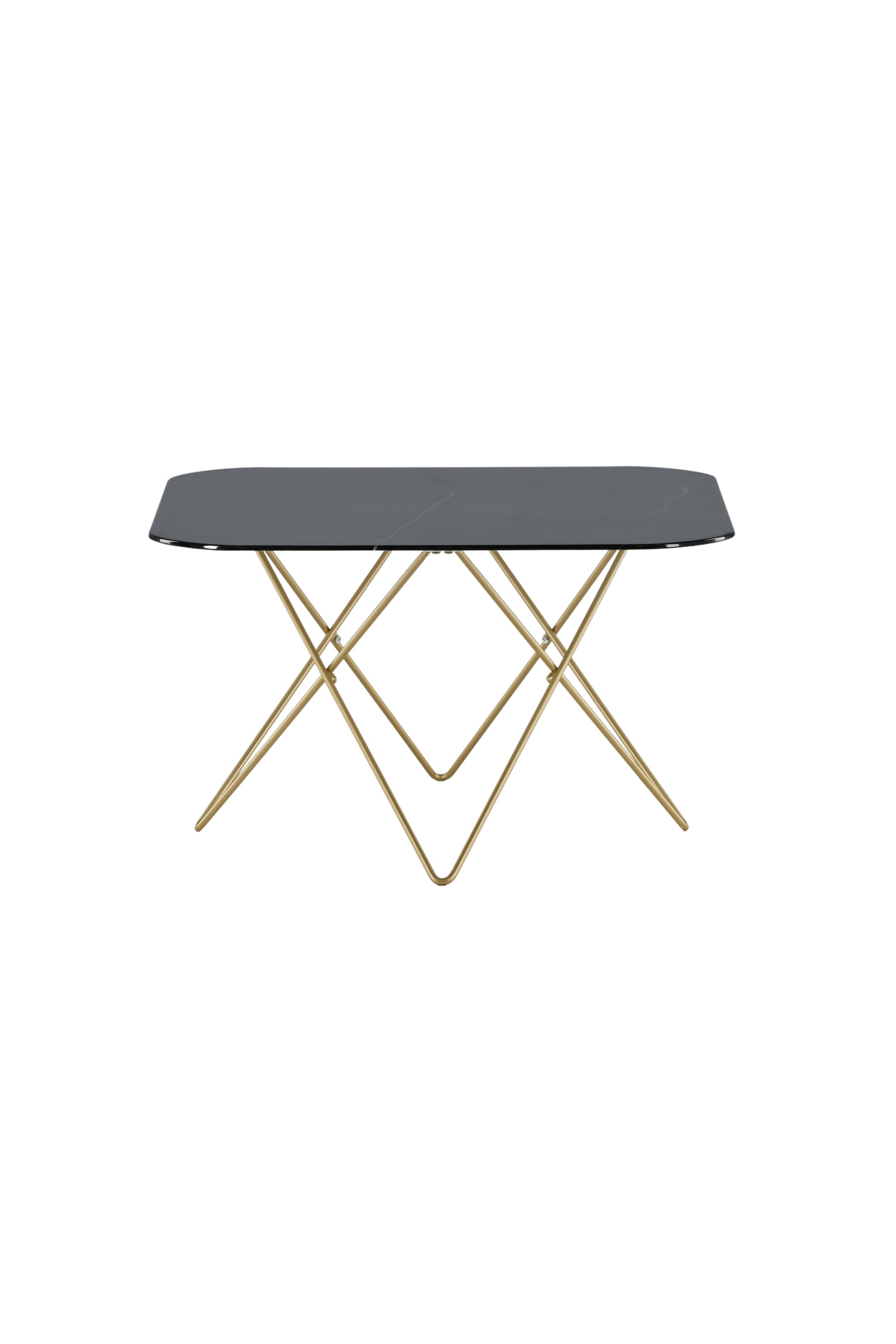 Tristar Beistelltisch in Schwarz / Gold präsentiert im Onlineshop von KAQTU Design AG. Beistelltisch ist von Venture Home