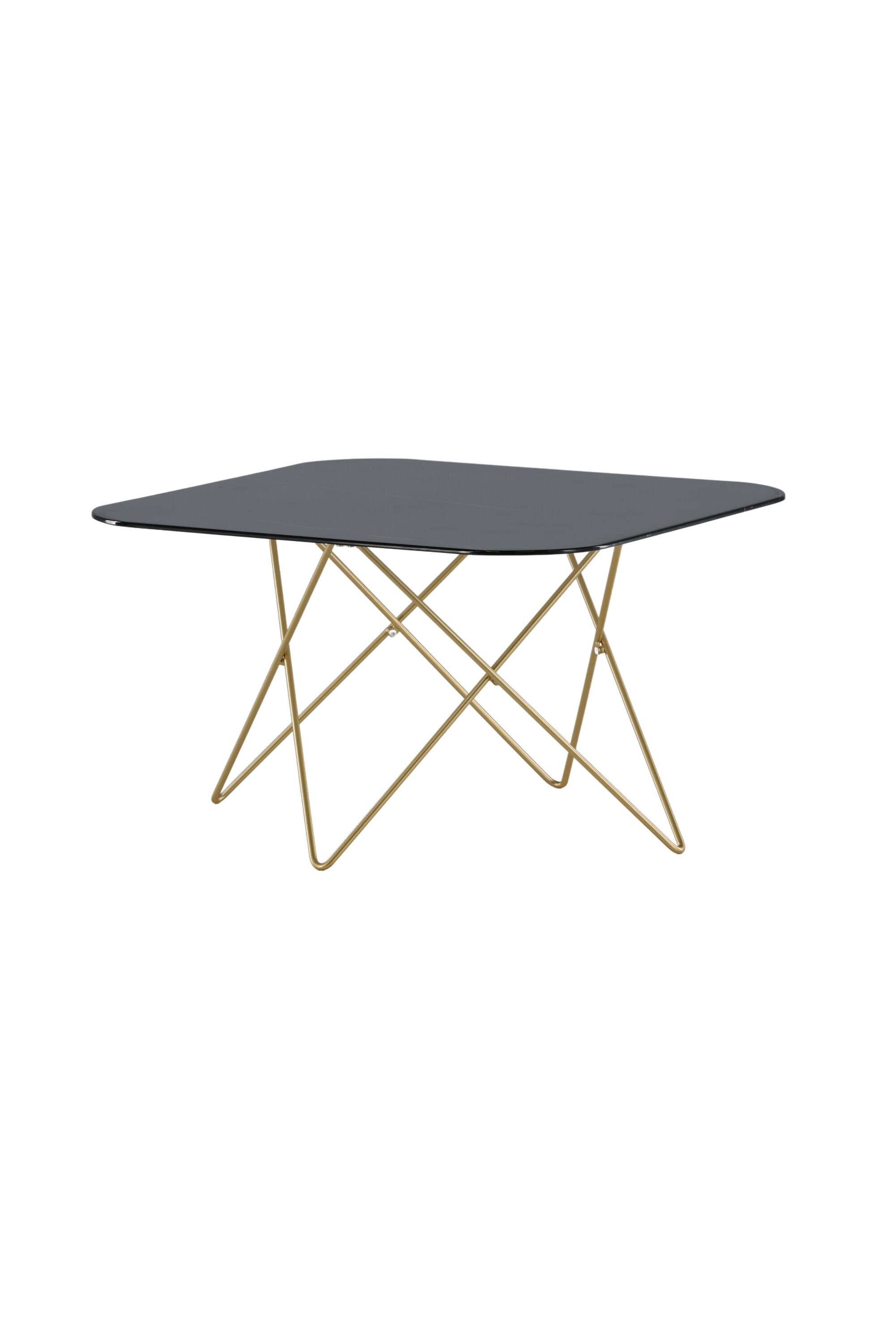Tristar Beistelltisch in Schwarz / Gold präsentiert im Onlineshop von KAQTU Design AG. Beistelltisch ist von Venture Home