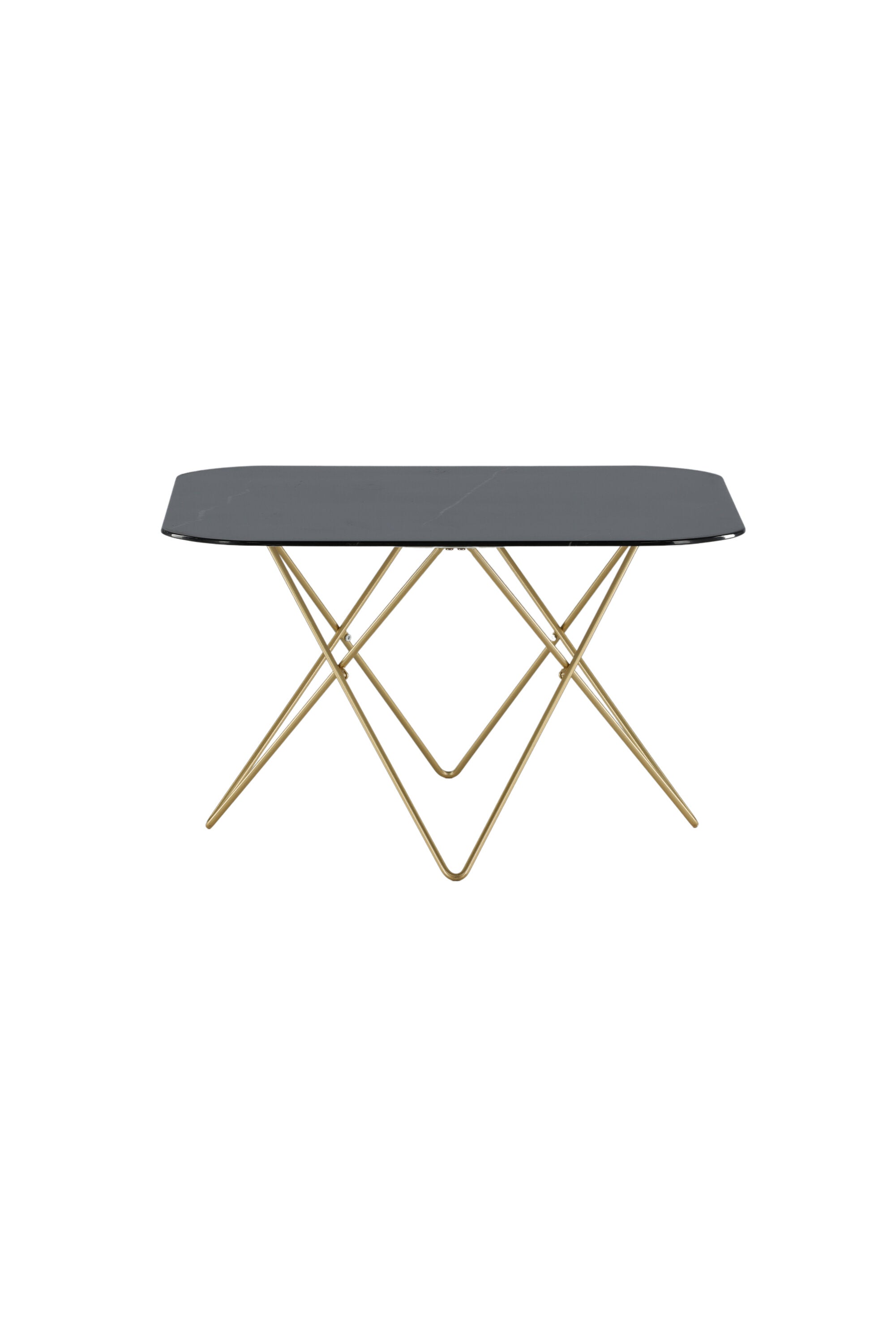 Tristar Beistelltisch in Schwarz / Gold präsentiert im Onlineshop von KAQTU Design AG. Beistelltisch ist von Venture Home