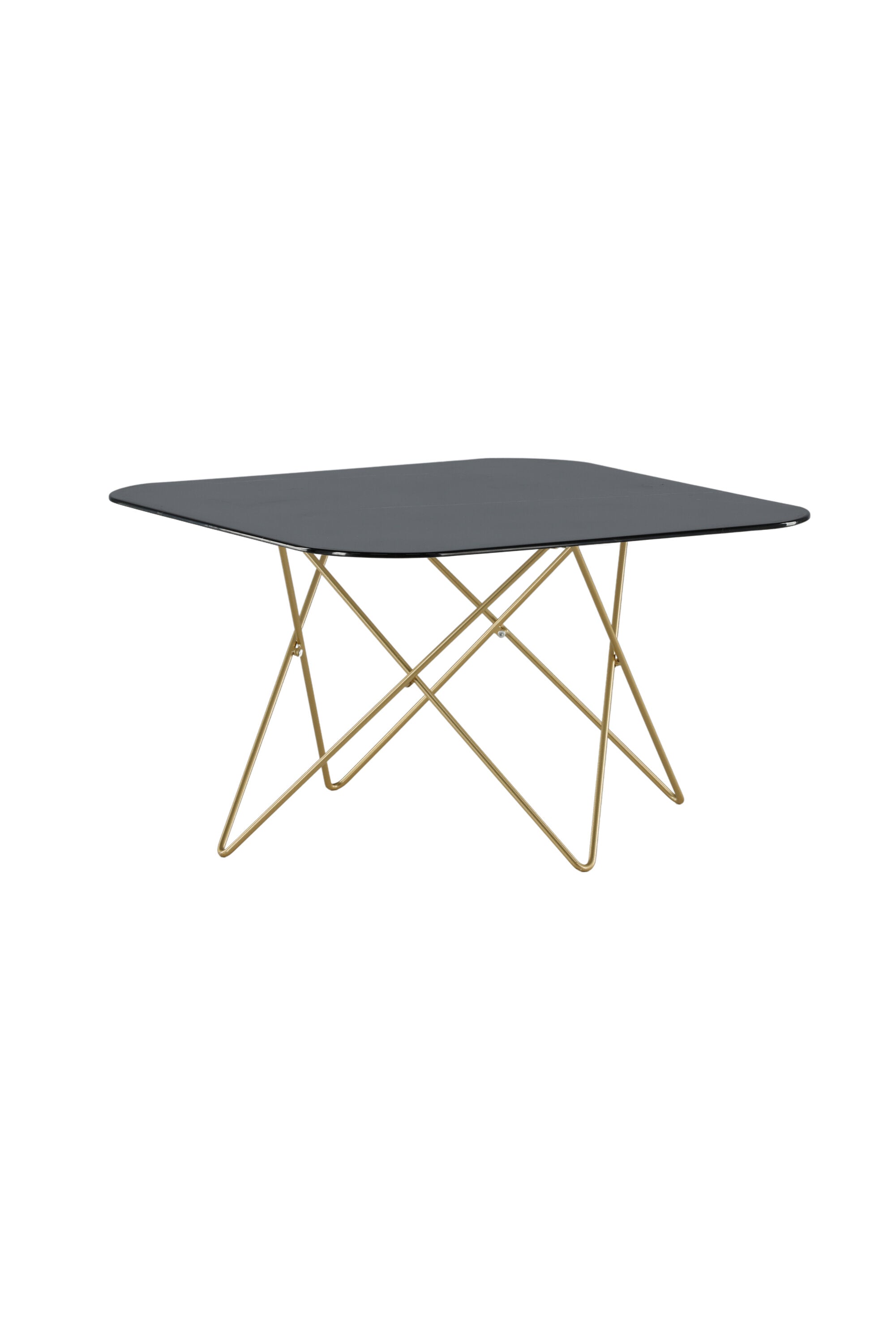 Tristar Beistelltisch in Schwarz / Gold präsentiert im Onlineshop von KAQTU Design AG. Beistelltisch ist von Venture Home