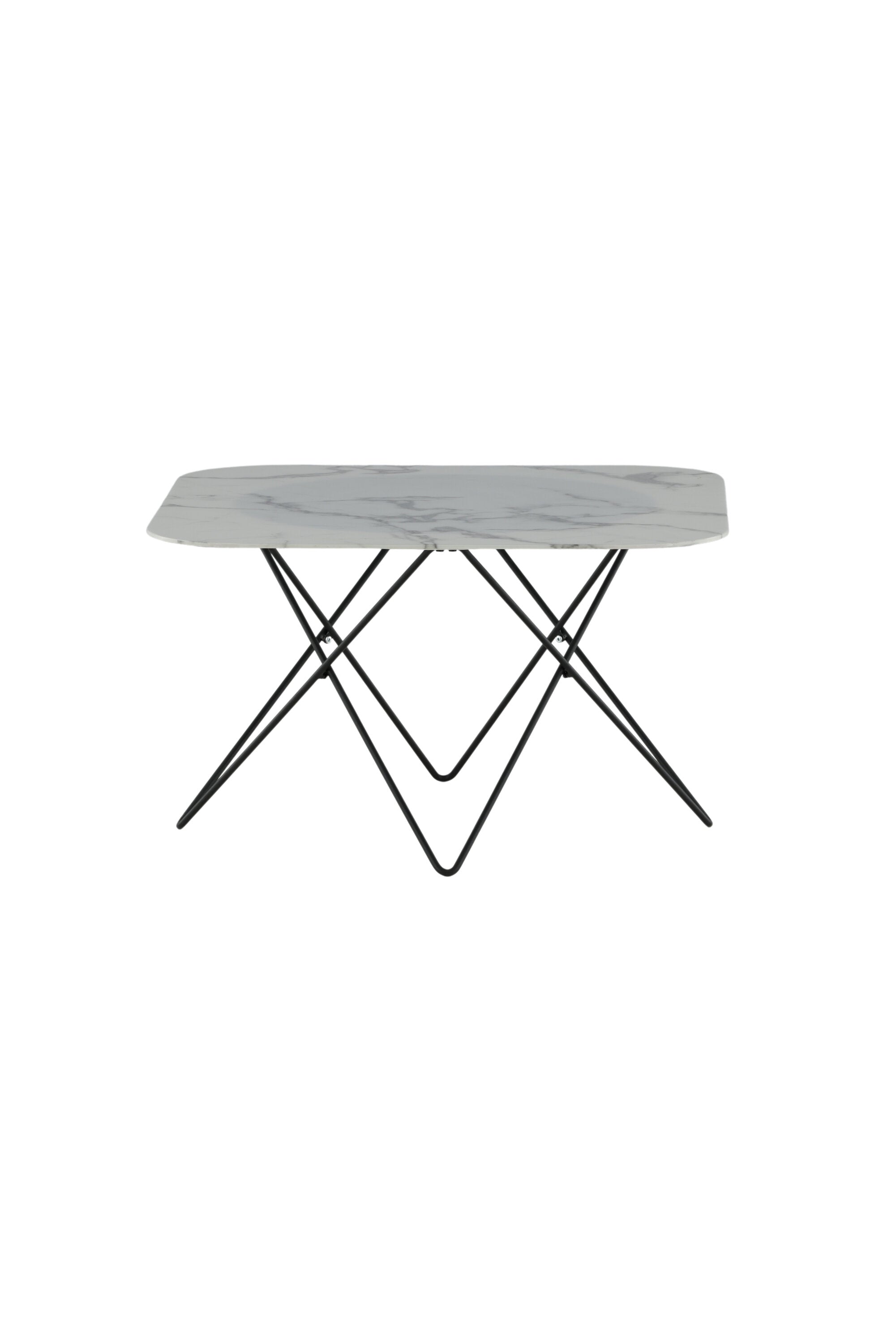 Tristar Beistelltisch in Weiss / Schwarz präsentiert im Onlineshop von KAQTU Design AG. Beistelltisch ist von Venture Home