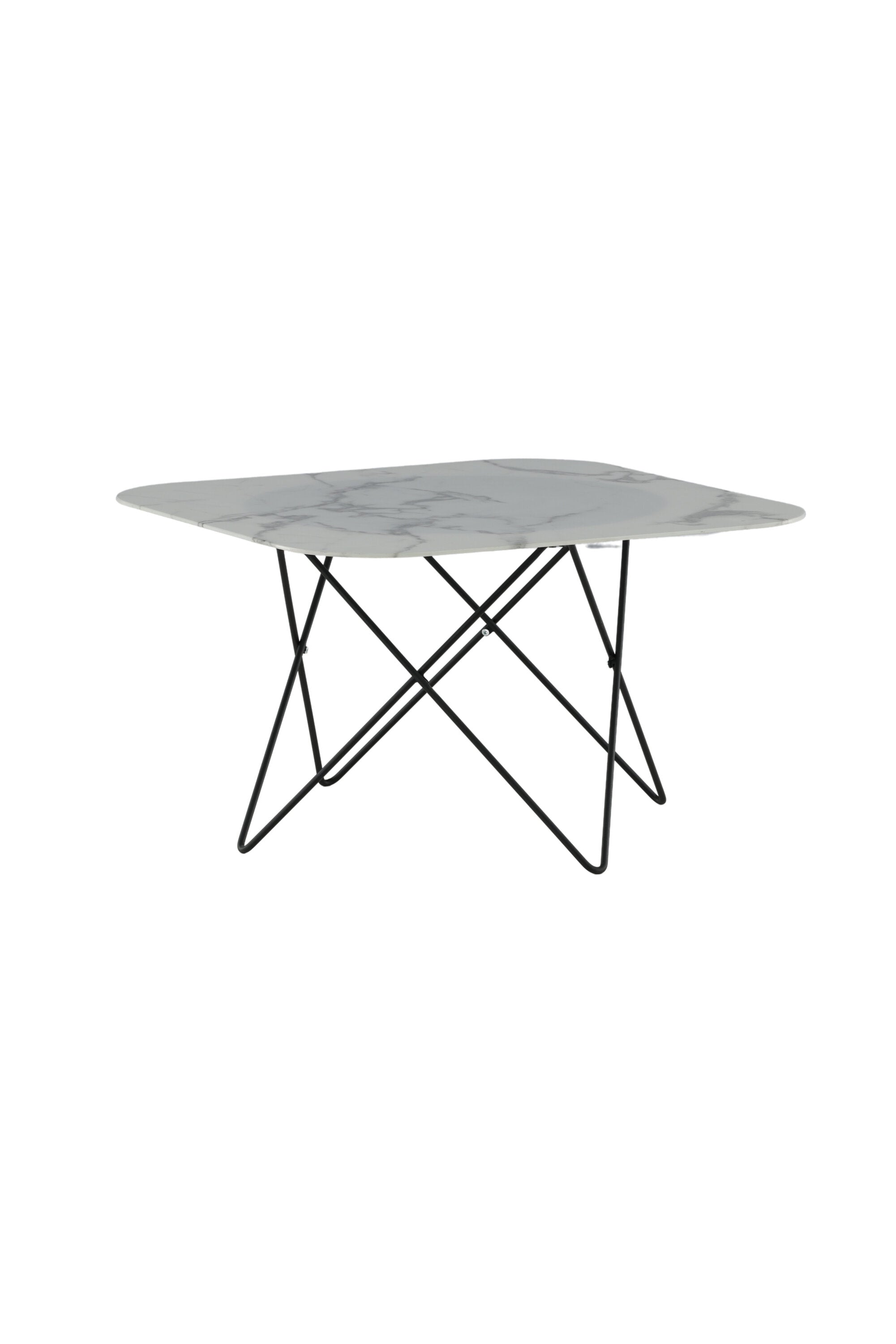 Tristar Beistelltisch in Weiss / Schwarz präsentiert im Onlineshop von KAQTU Design AG. Beistelltisch ist von Venture Home