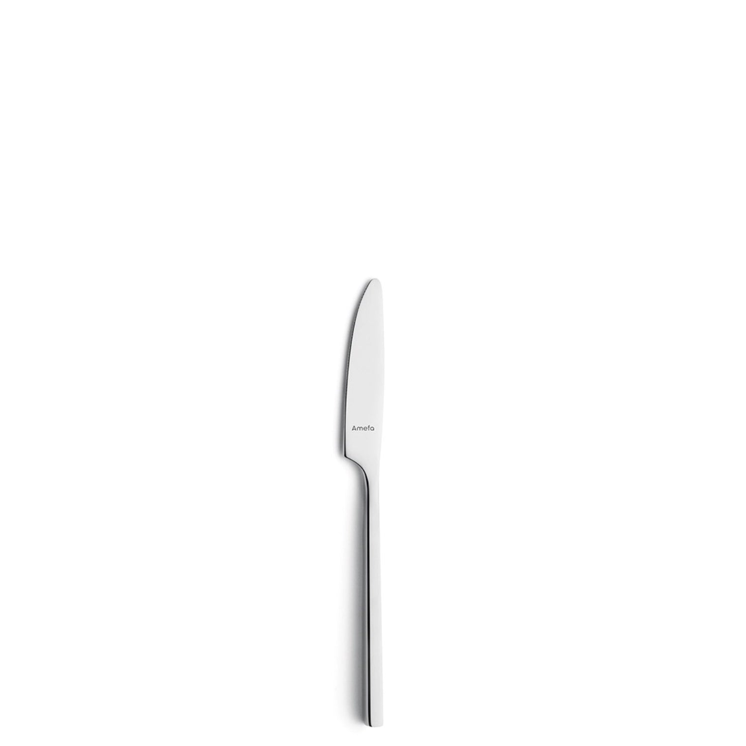 Elegantes 18/0 Obst- und Dessertmesser von Amefa, 16.3 cm, mit hochglänzender Oberfläche, perfekt für Desserts und frisches Obst.