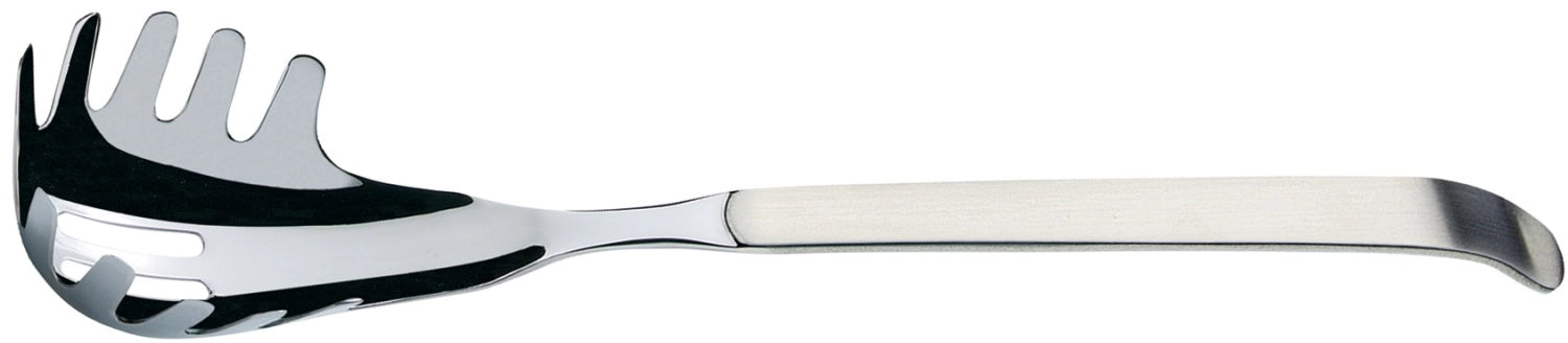 Eleganter Buffet Spaghetti-Löffel aus hochwertigem 18/10 Edelstahl, 31 cm lang, ideal zum stilvollen Servieren von Pasta bei besonderen Anlässen.