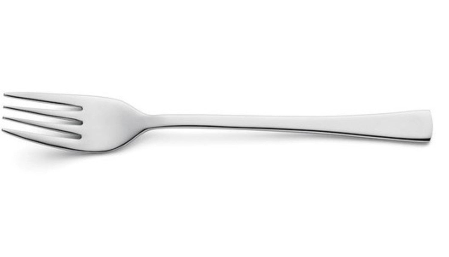 Elegante Atlantic Dessertgabel von Amefa, aus hochwertigem 18/10 Edelstahl, hochglänzend, perfekt für Desserts und Kuchen, stilvolles Design für besondere Anlässe.