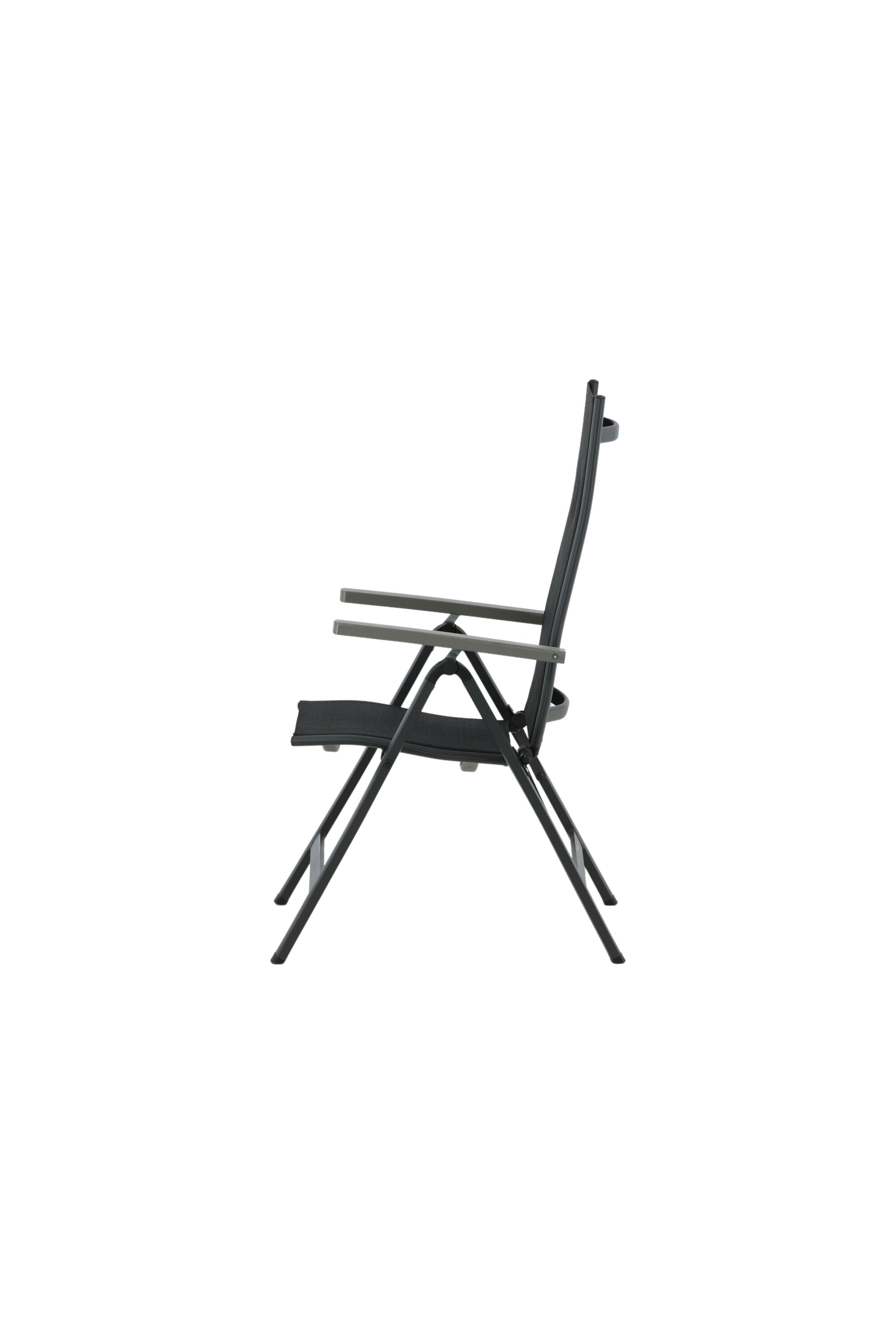 Albany Light Stuhl in Schwarz präsentiert im Onlineshop von KAQTU Design AG. Gartenstuhl mit Armlehnen ist von Venture Home