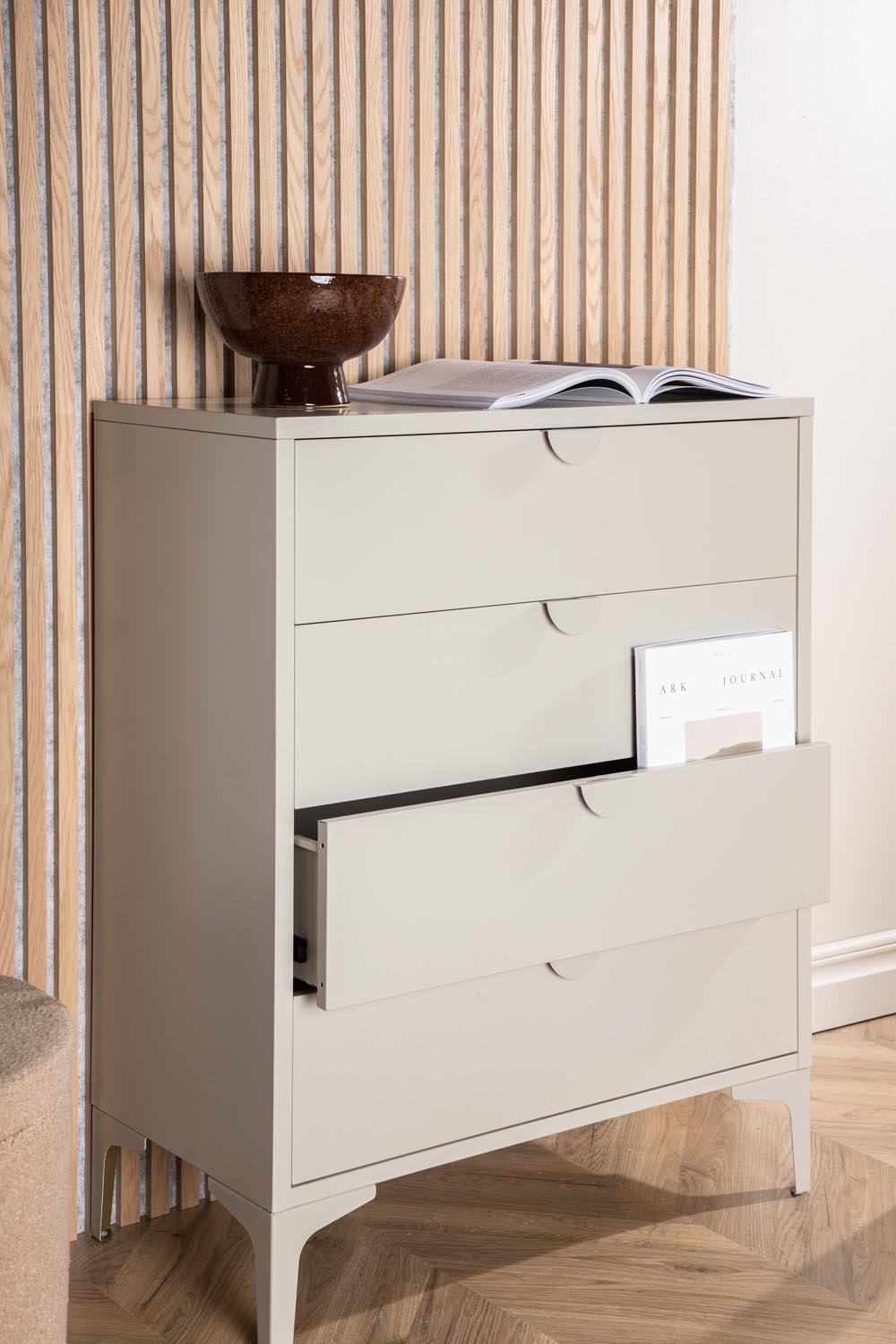Piring 4 Korpus in Beige präsentiert im Onlineshop von KAQTU Design AG. Regal Zubehör ist von Venture Home