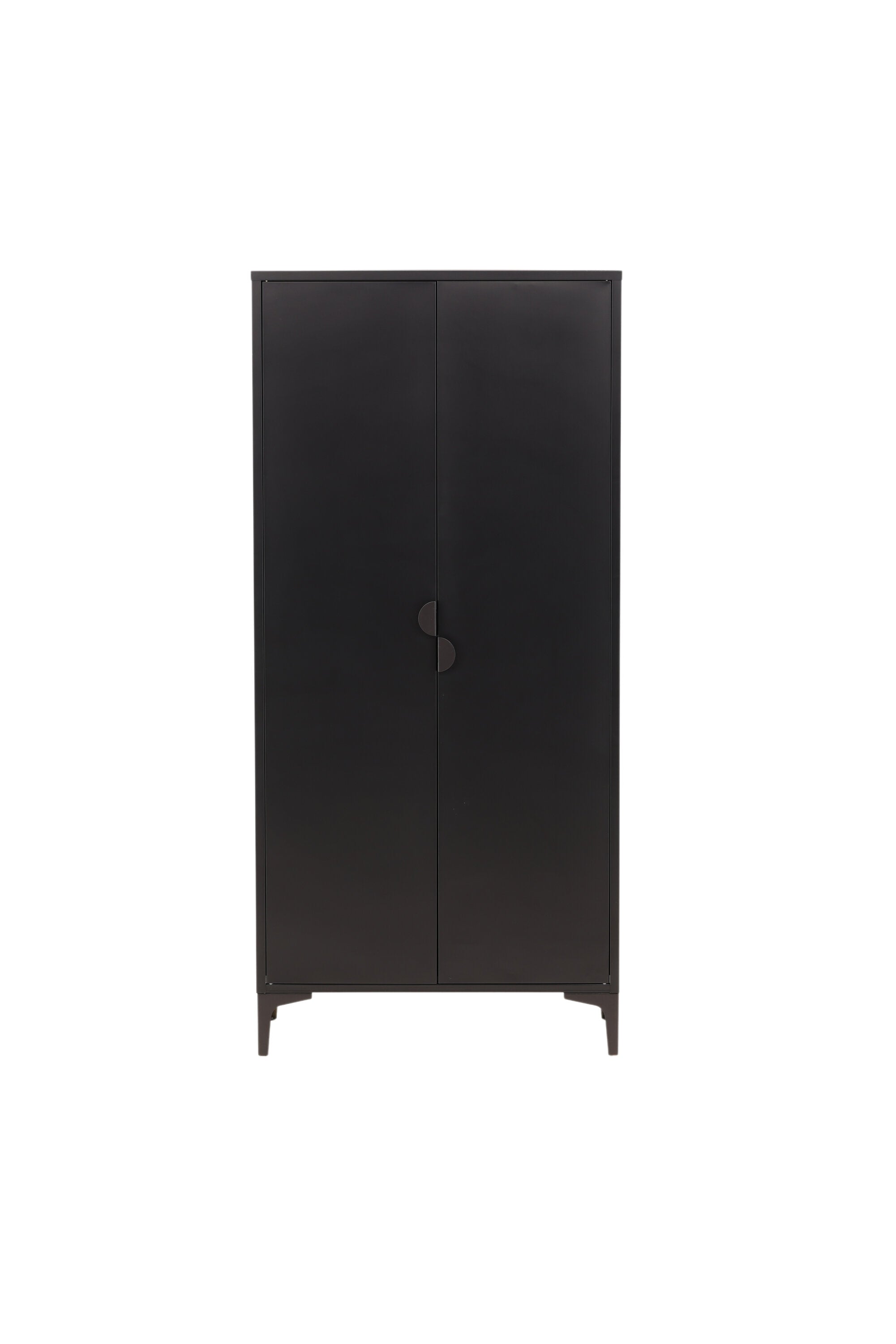 Piring Garderobe in Schwarz präsentiert im Onlineshop von KAQTU Design AG. Drehtürenschrank ist von Venture Home
