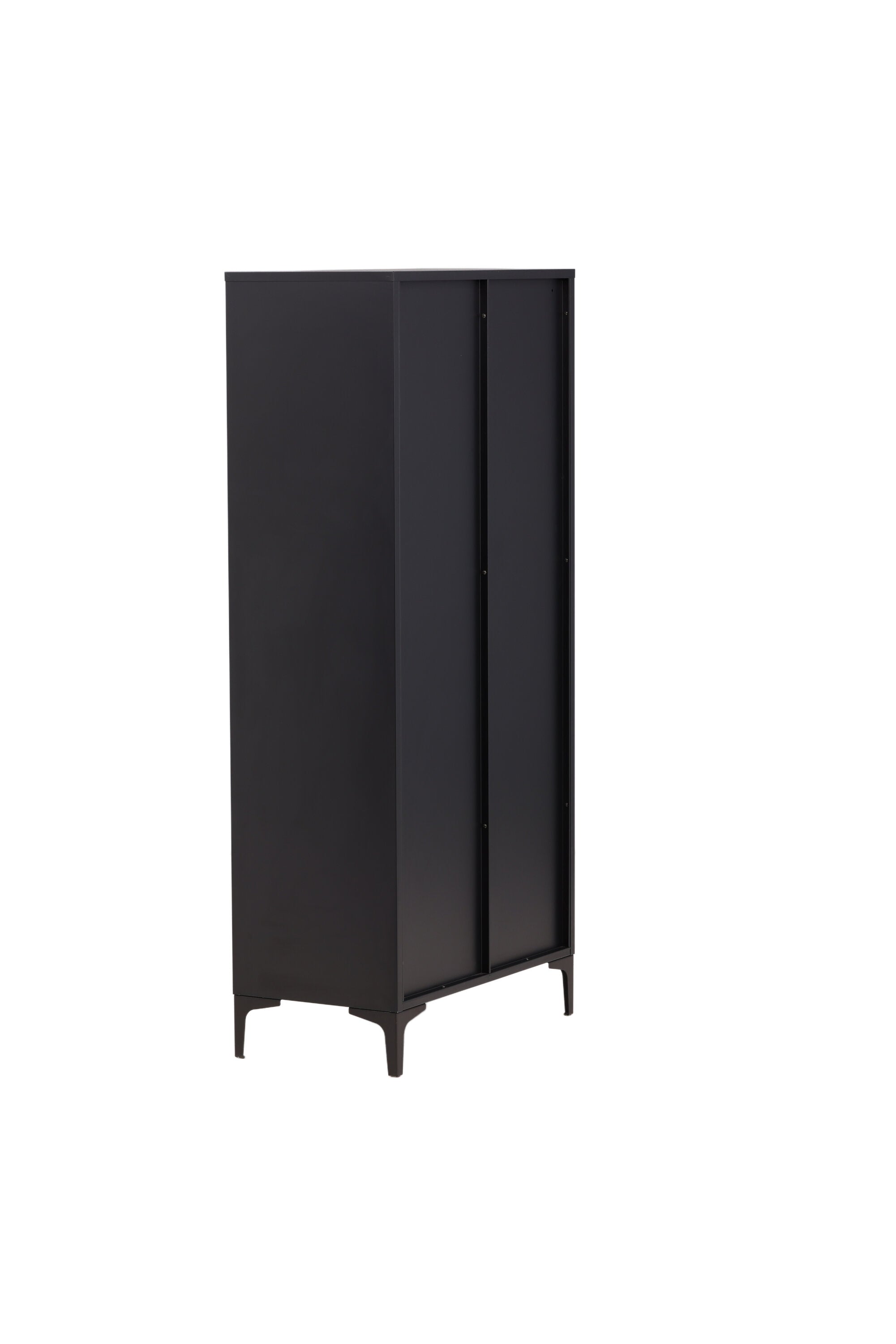 Piring Garderobe in Schwarz präsentiert im Onlineshop von KAQTU Design AG. Drehtürenschrank ist von Venture Home