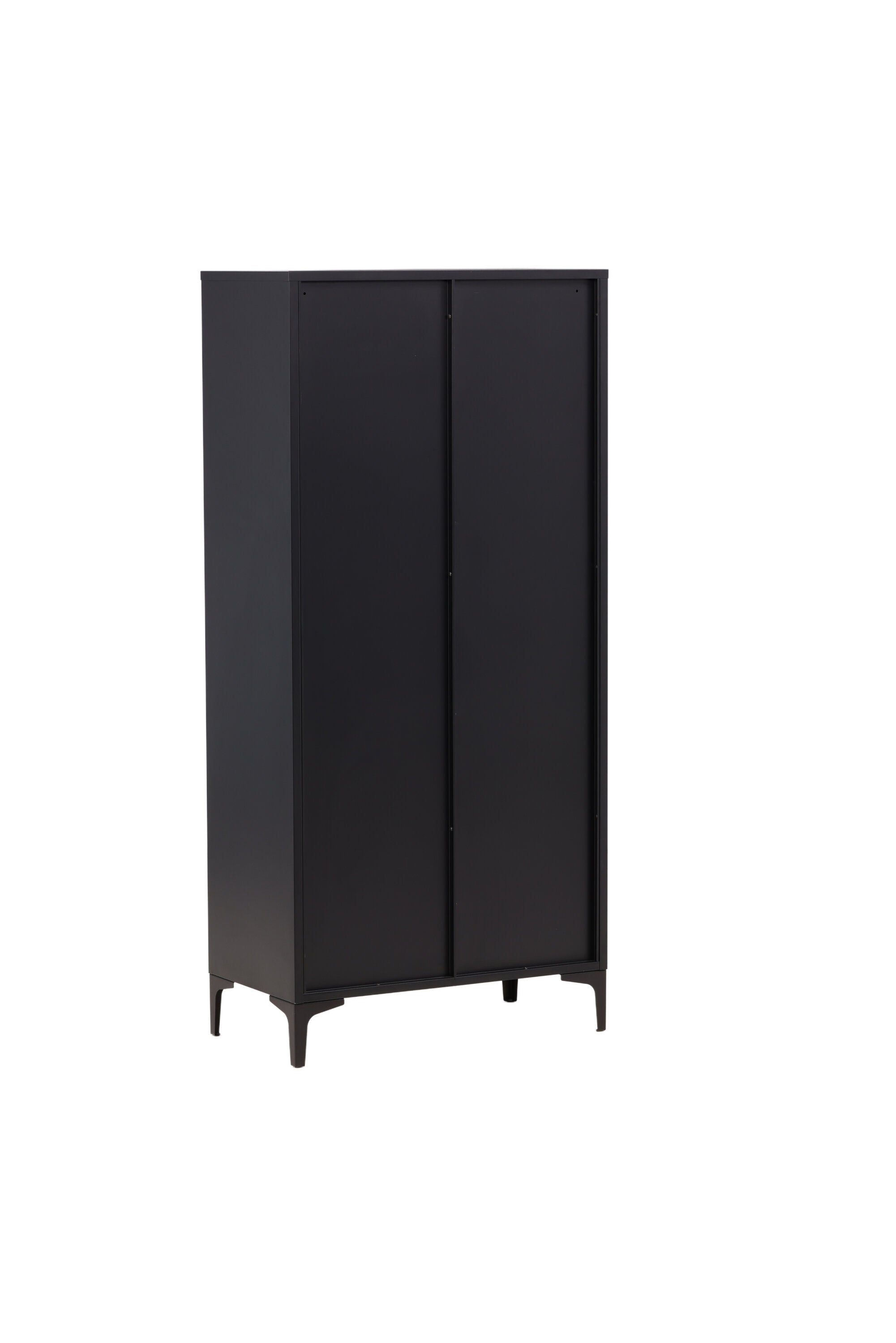 Piring Garderobe in Schwarz präsentiert im Onlineshop von KAQTU Design AG. Drehtürenschrank ist von Venture Home
