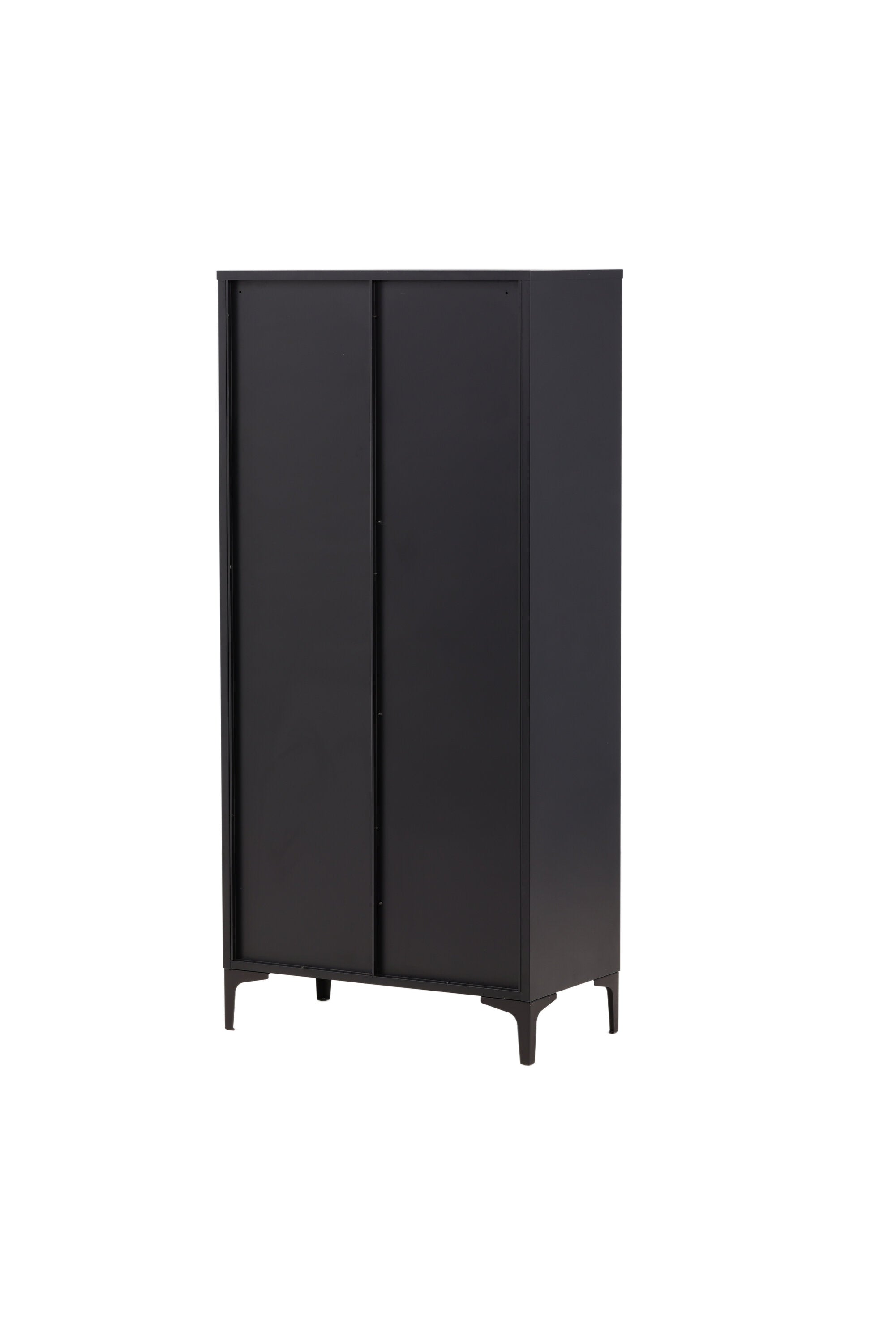 Piring Garderobe in Schwarz präsentiert im Onlineshop von KAQTU Design AG. Drehtürenschrank ist von Venture Home