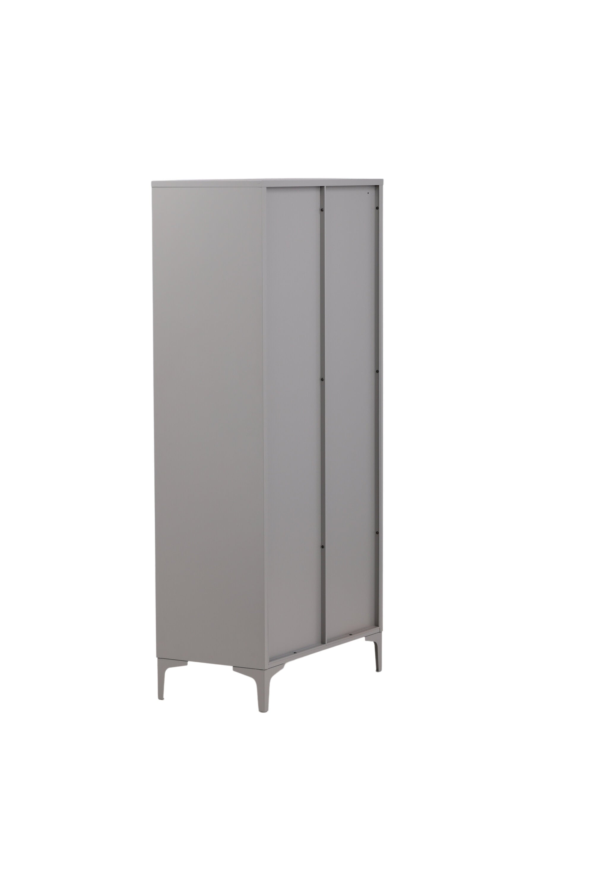 Piring Garderobe in Hellgrau präsentiert im Onlineshop von KAQTU Design AG. Drehtürenschrank ist von Venture Home