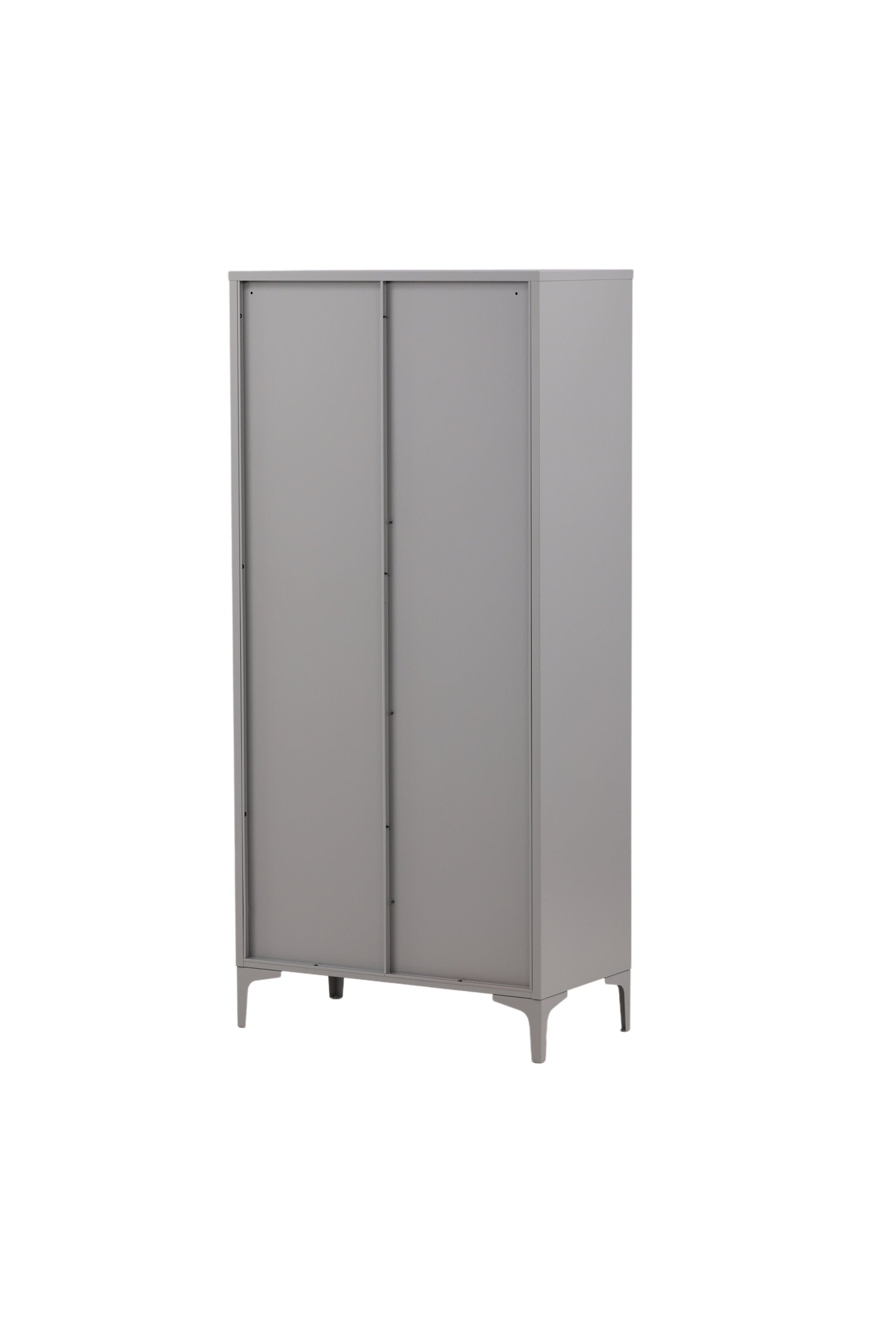 Piring Garderobe in Hellgrau präsentiert im Onlineshop von KAQTU Design AG. Drehtürenschrank ist von Venture Home