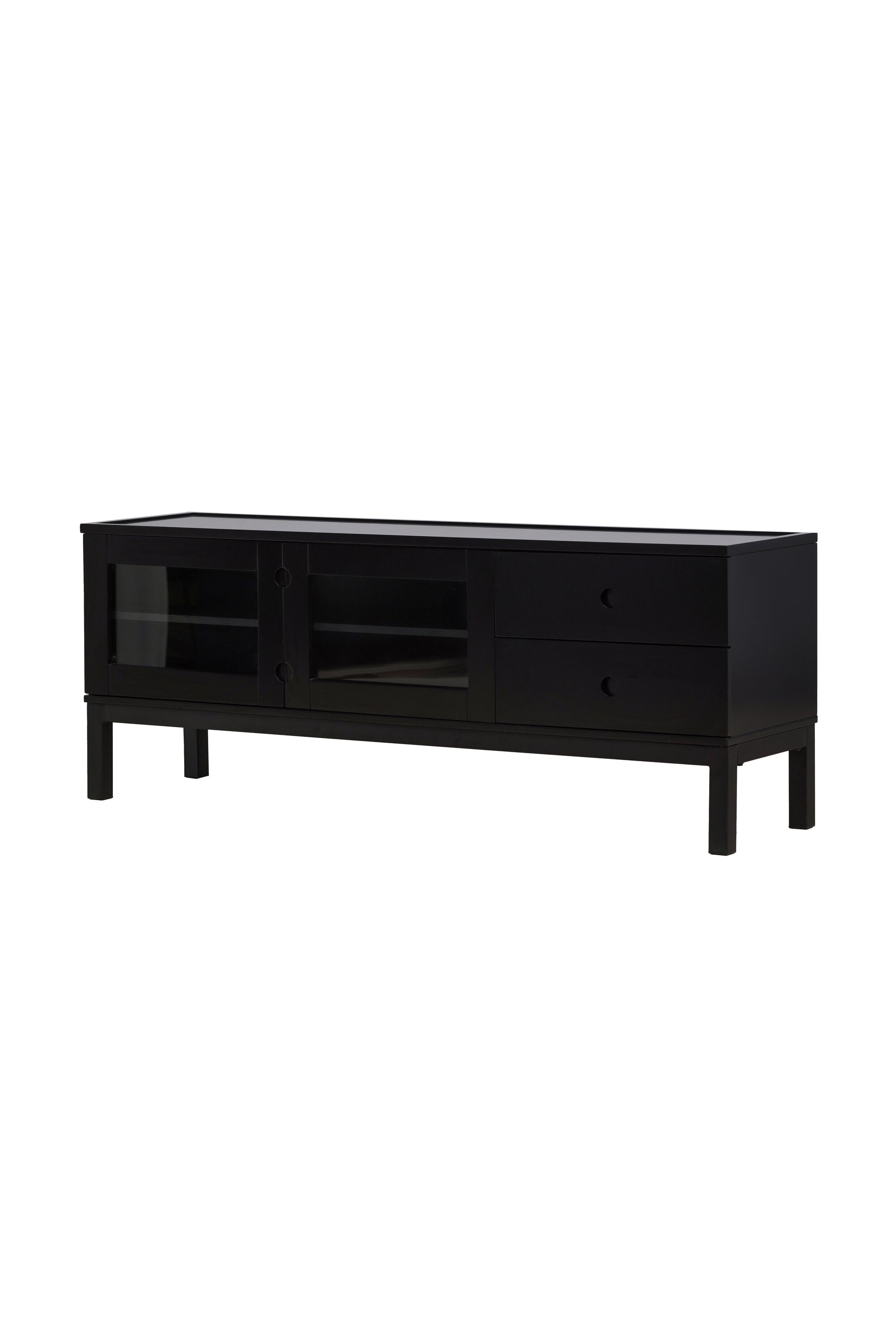 Alcoa Kabinett in Schwarz präsentiert im Onlineshop von KAQTU Design AG. Regal Zubehör ist von Venture Home