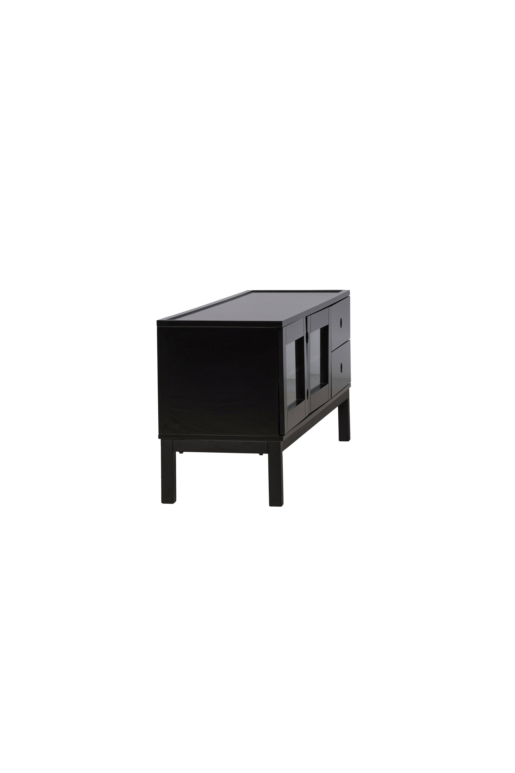 Alcoa Kabinett in Schwarz präsentiert im Onlineshop von KAQTU Design AG. Regal Zubehör ist von Venture Home