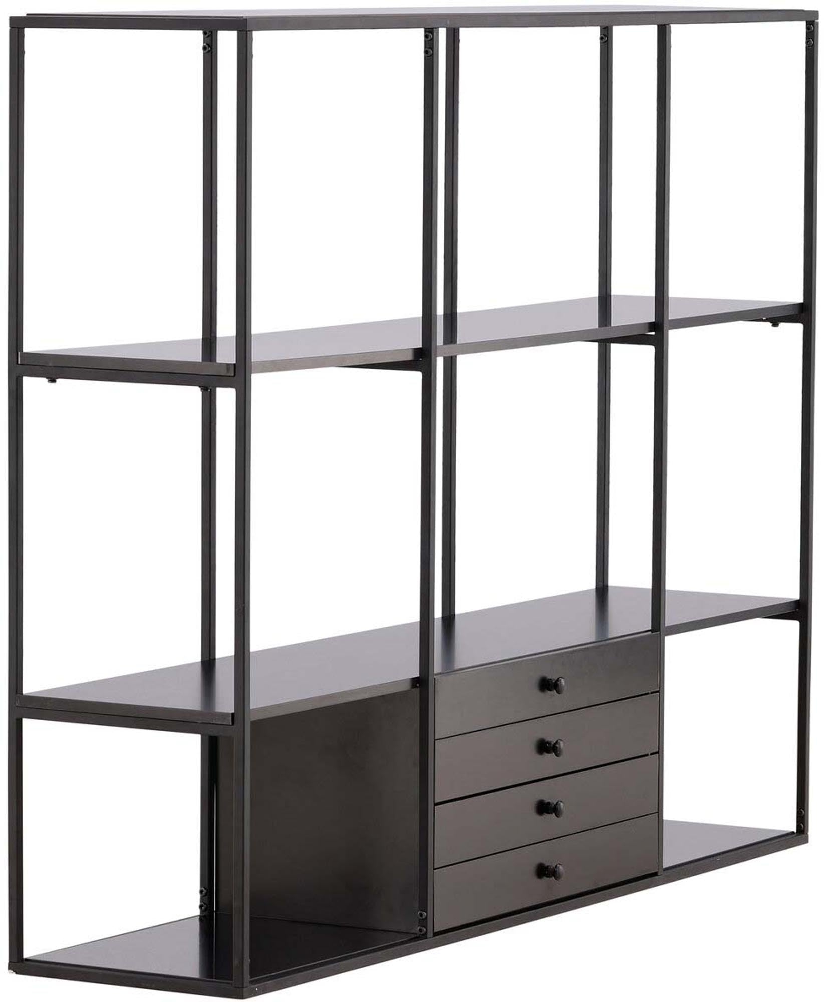 Stilvoller Amaraillo Schrank von Venture Home in zeitlosem Schwarz.