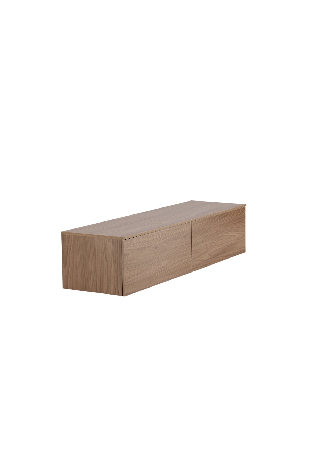 Frihamn Kommode von Venture Home, rechteckiges Sideboard aus MDF, Kunststoff und Pappel in Nussbaum mit Walnuss-Maserung.