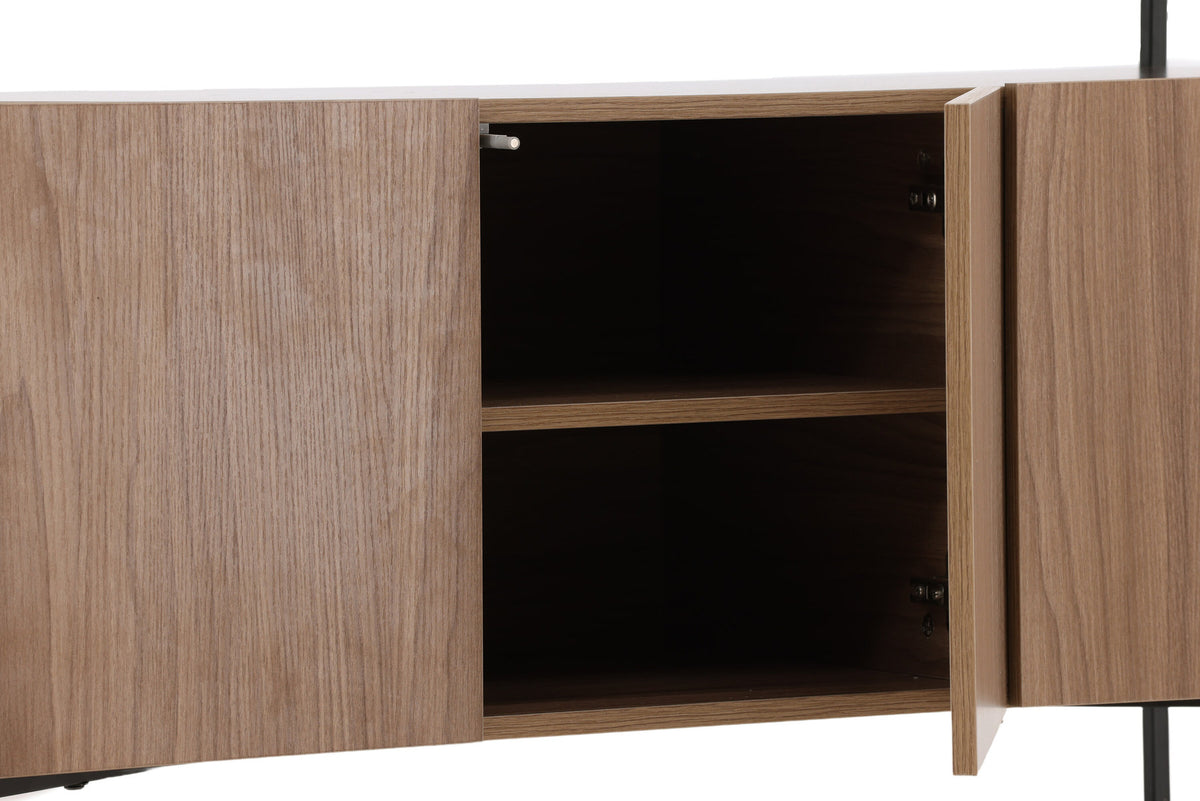 Kingsport Kabinett in Nussbaum präsentiert im Onlineshop von KAQTU Design AG. Cabinet ist von Venture Home