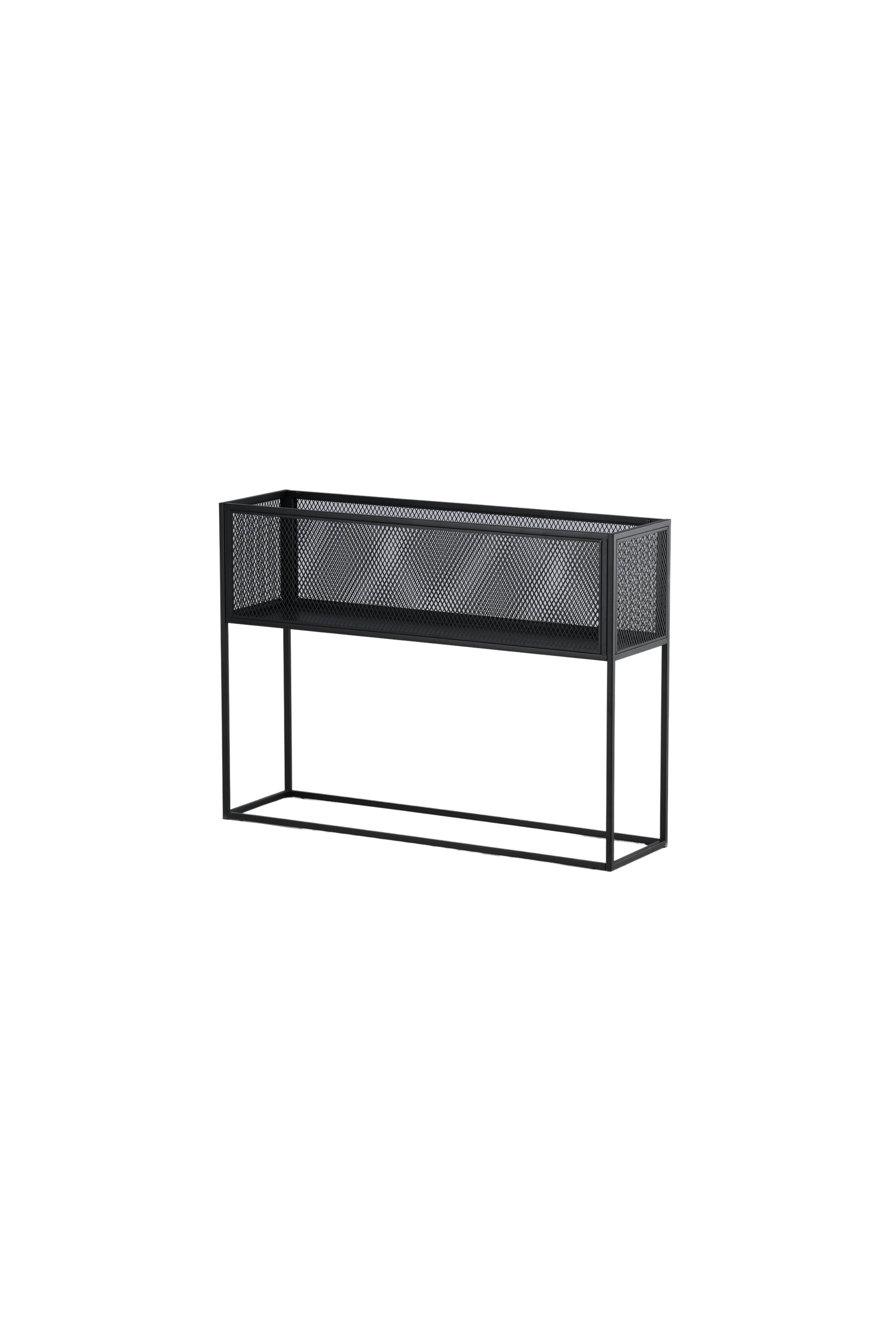 Netz Blumenregal in Schwarz präsentiert im Onlineshop von KAQTU Design AG. Standregal ist von Venture Home