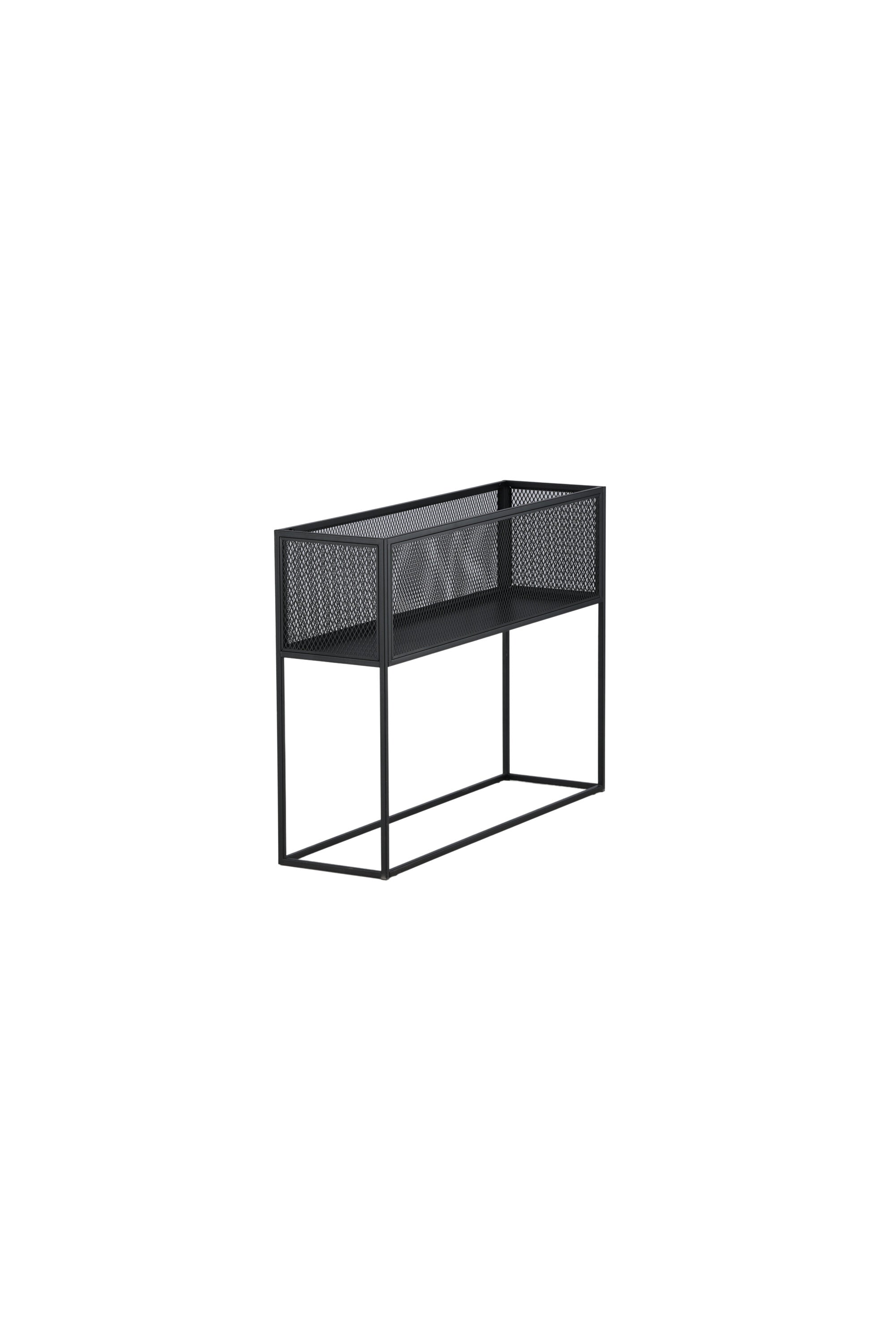 Netz Blumenregal in Schwarz präsentiert im Onlineshop von KAQTU Design AG. Standregal ist von Venture Home