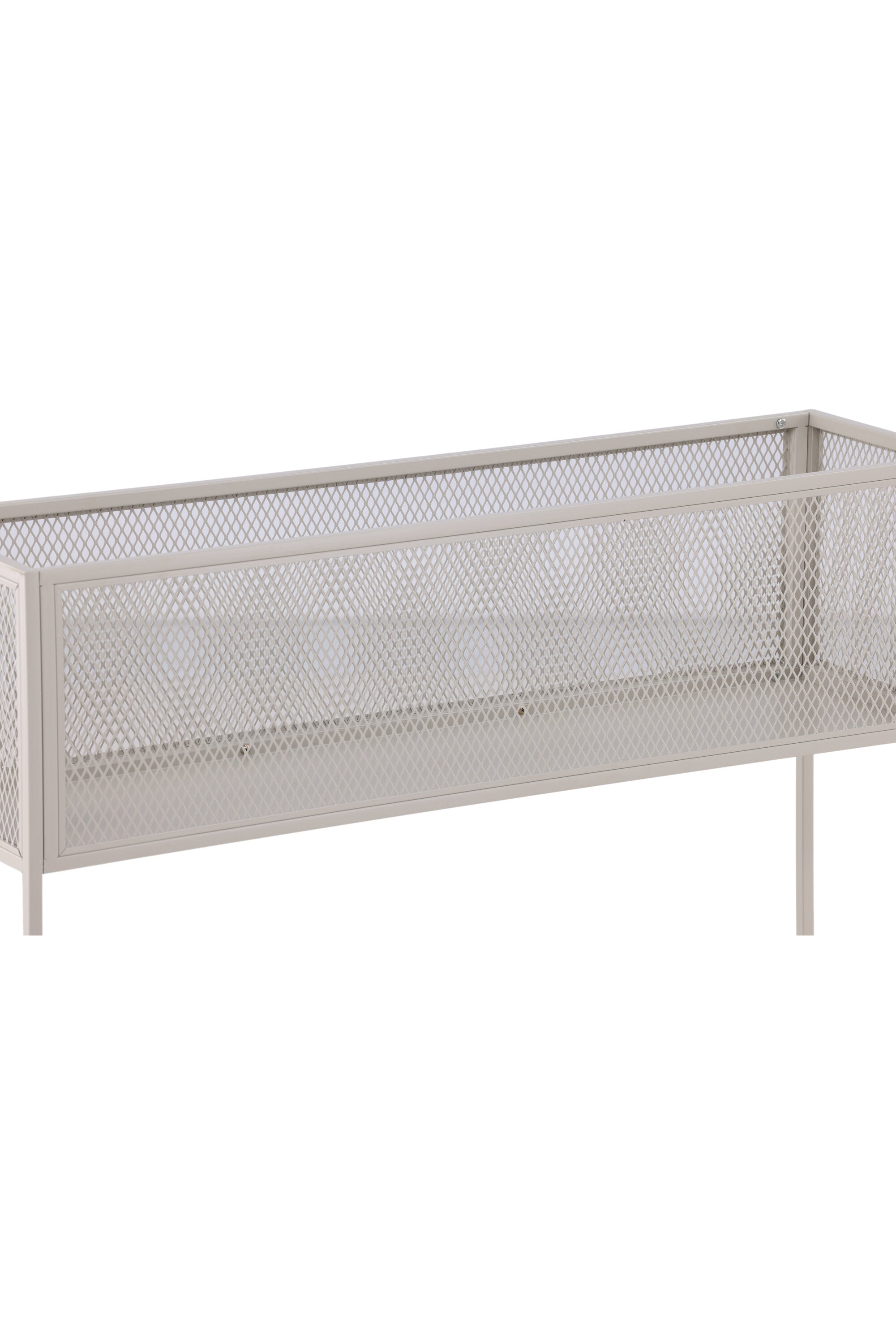 Netz Blumenregal in Beige präsentiert im Onlineshop von KAQTU Design AG. Standregal ist von Venture Home