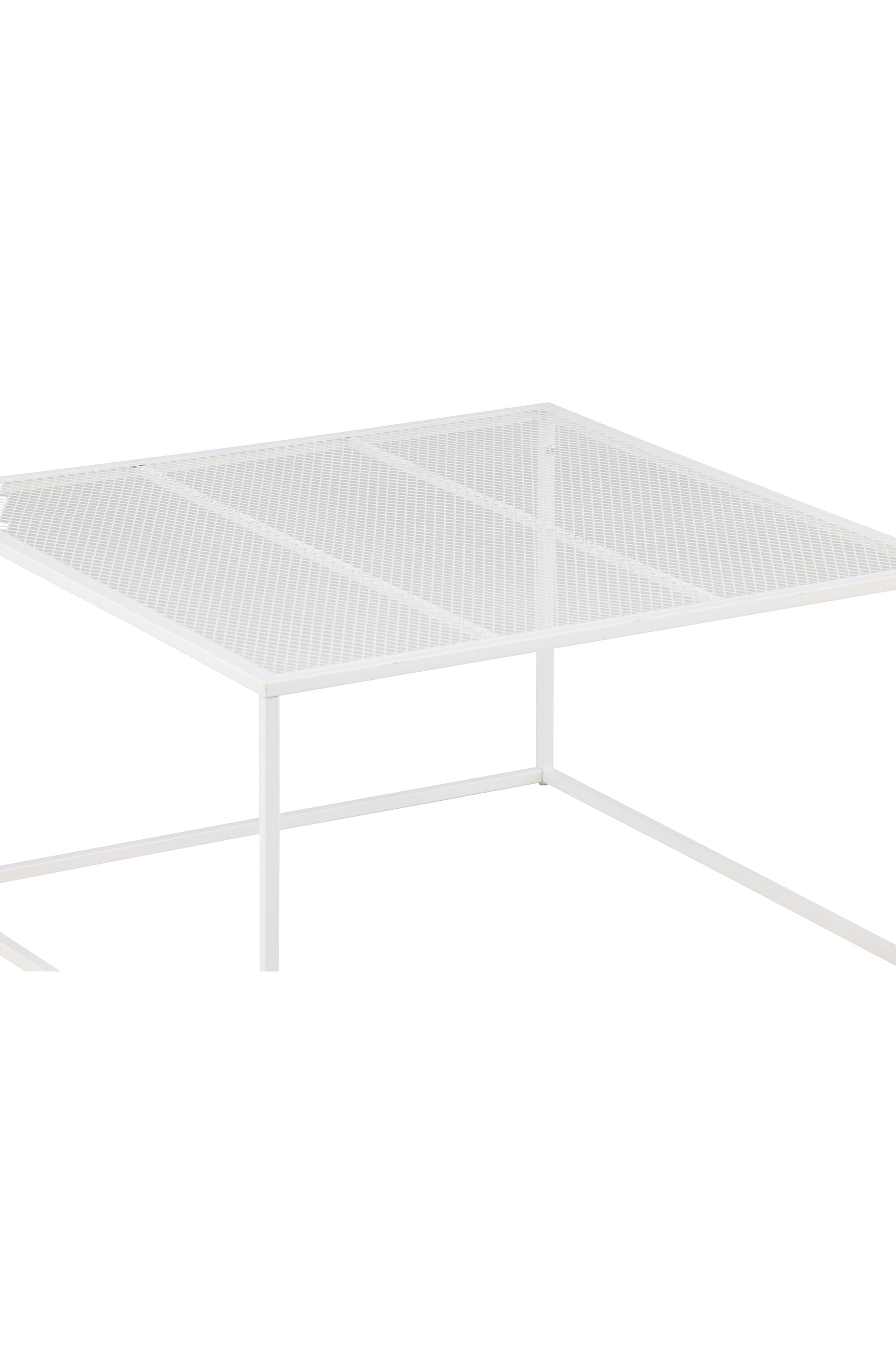 Netz Coffee Tisch in Weiss präsentiert im Onlineshop von KAQTU Design AG. Beistelltisch ist von Venture Home