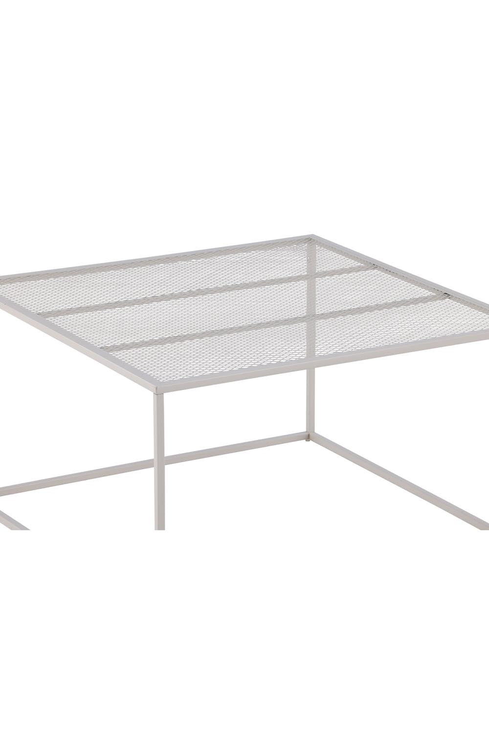 Netz Coffee Tisch in Beige präsentiert im Onlineshop von KAQTU Design AG. Beistelltisch ist von Venture Home