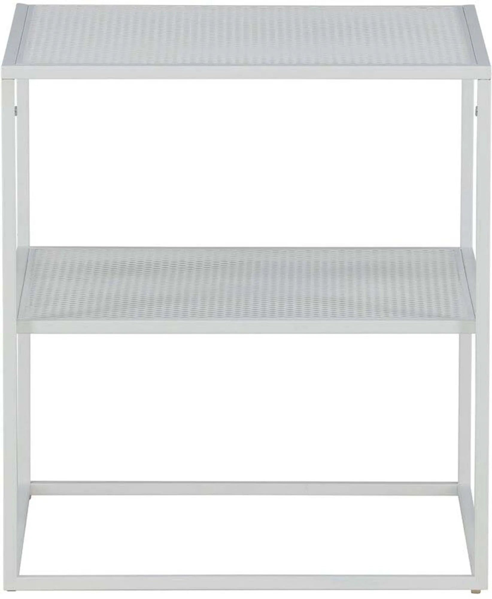 Stilvoller Netz Beistelltisch von Venture Home in zeitlosem Beige.