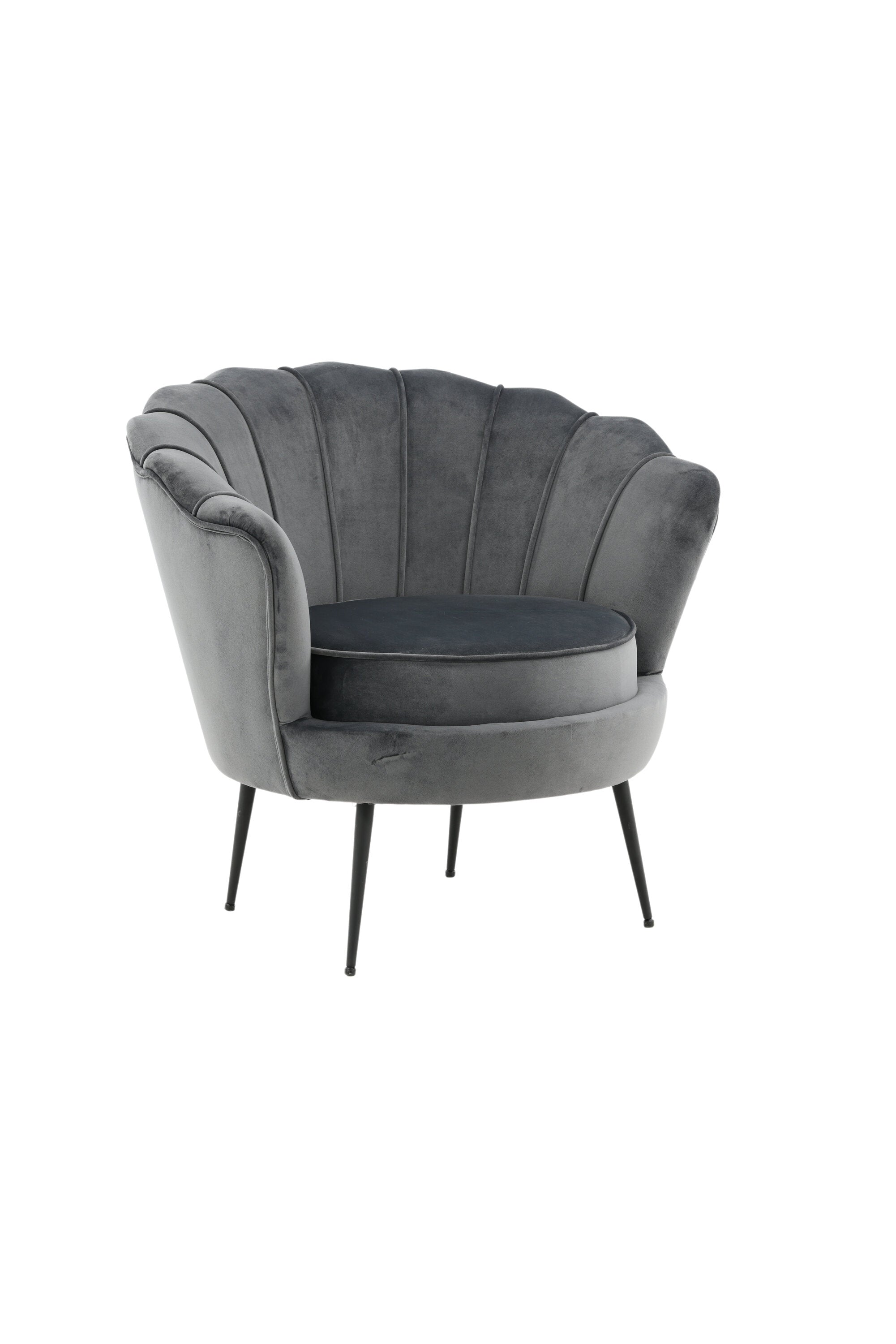 Calais Sessel in Dunkelgrau präsentiert im Onlineshop von KAQTU Design AG. Sessel mit Armlehnen ist von Venture Home