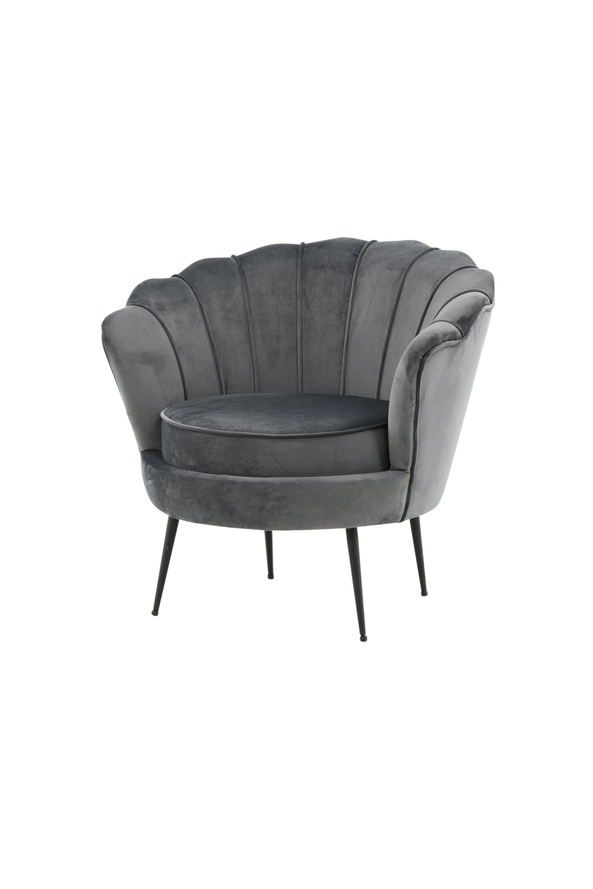 Calais Sessel in Dunkelgrau präsentiert im Onlineshop von KAQTU Design AG. Sessel mit Armlehnen ist von Venture Home