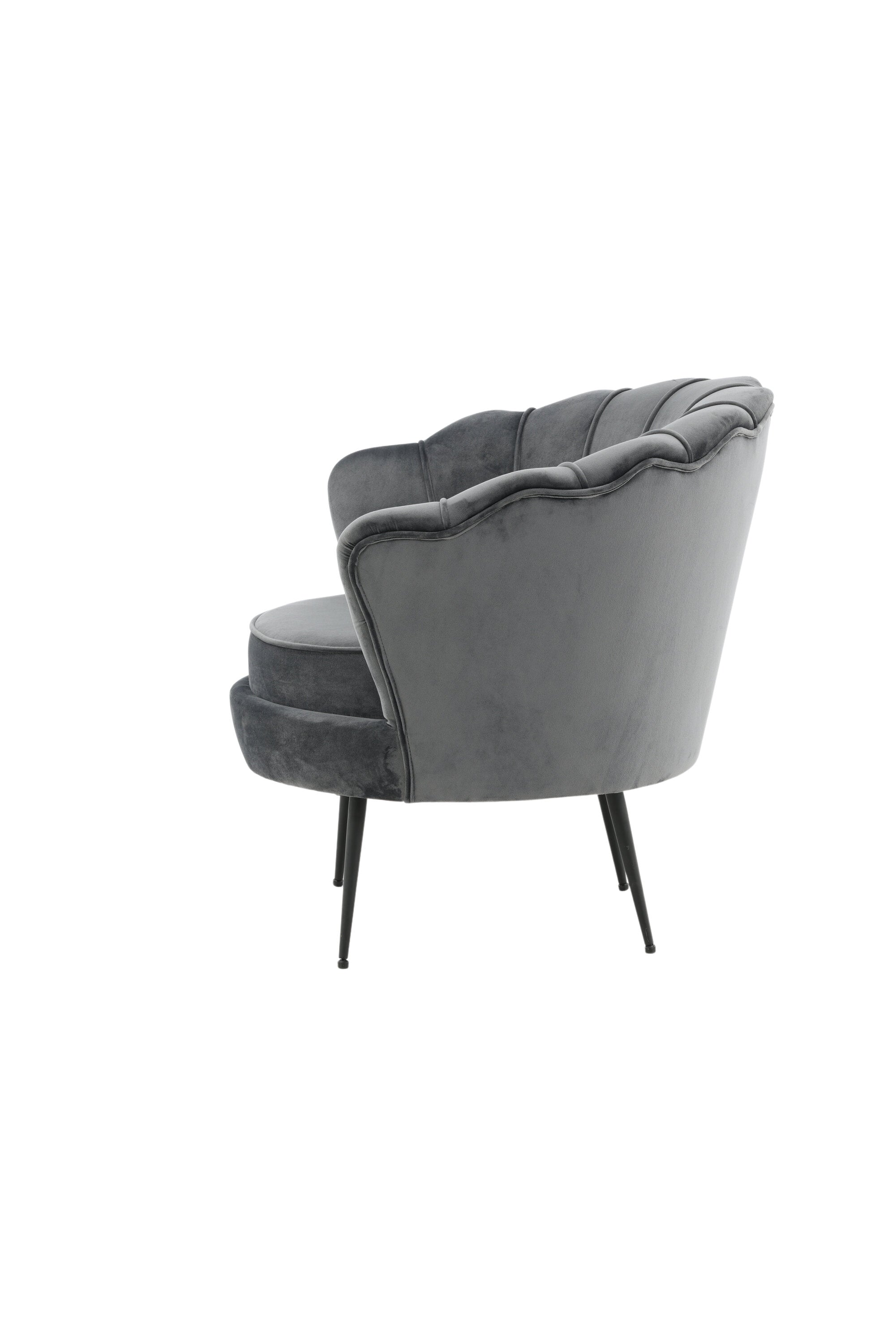 Calais Sessel in Dunkelgrau präsentiert im Onlineshop von KAQTU Design AG. Sessel mit Armlehnen ist von Venture Home