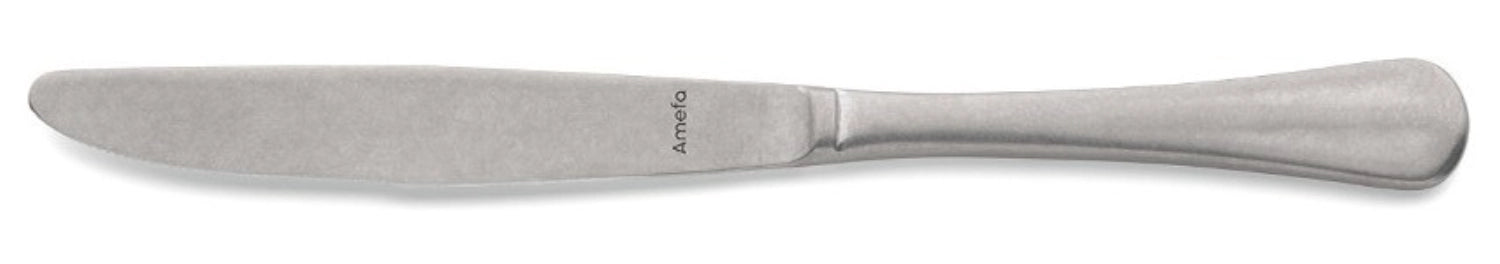 Stilvolles Dessertmesser der Baguette Vintage Kollektion von Amefa, aus robustem 18/10 Edelstahl, ideal für exquisite Nachspeisen.