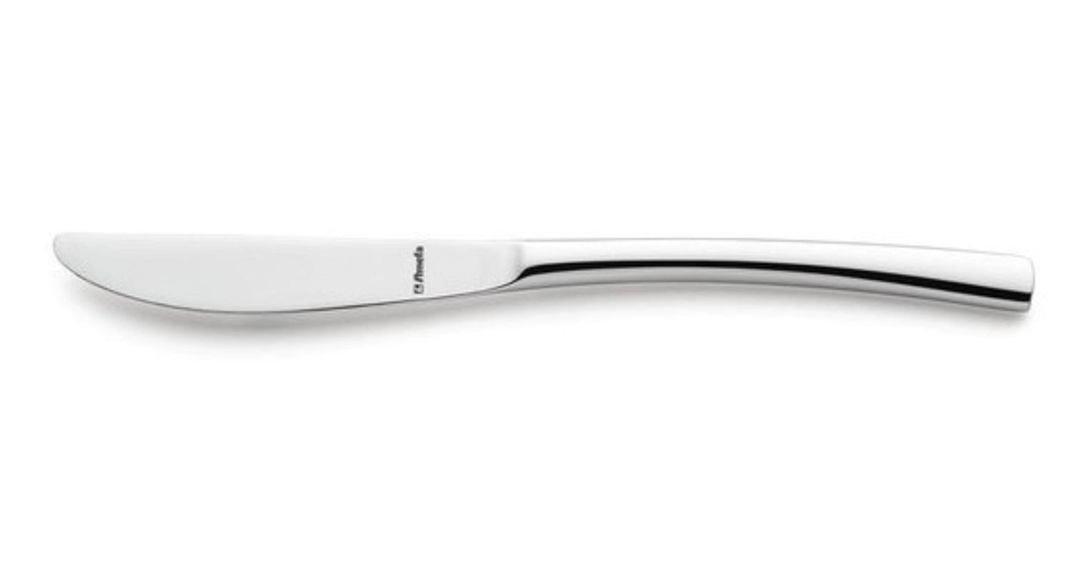 Elegantes Aurora Obstmesser von Amefa aus hochwertigem 18/10 Edelstahl, perfekt zum Schneiden von Obst, vereint Stil und praktische Anwendung.