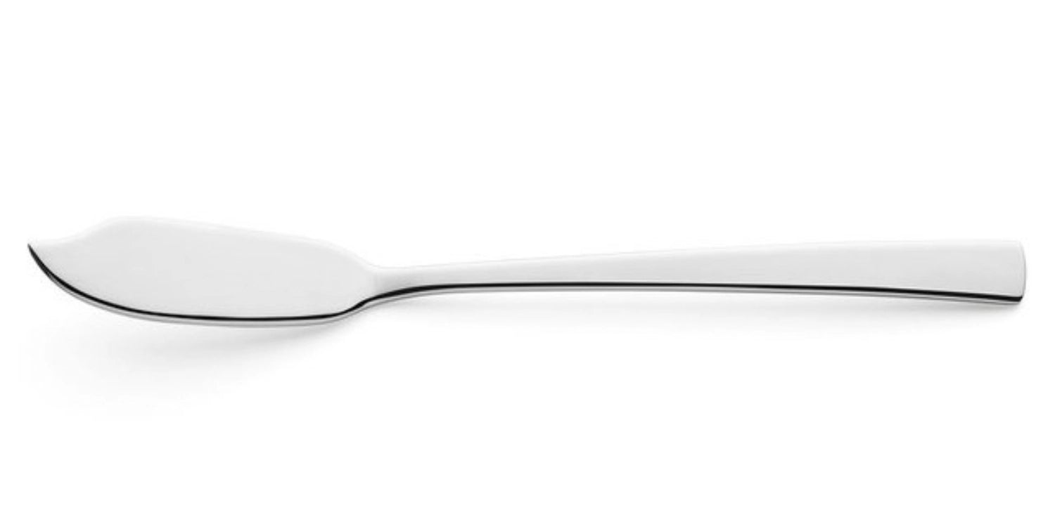 Hochwertiges Aurora Fischmesser von Amefa aus 18/10 Edelstahl, glänzende Oberfläche, ideal für stilvolles Servieren von Fischgerichten.