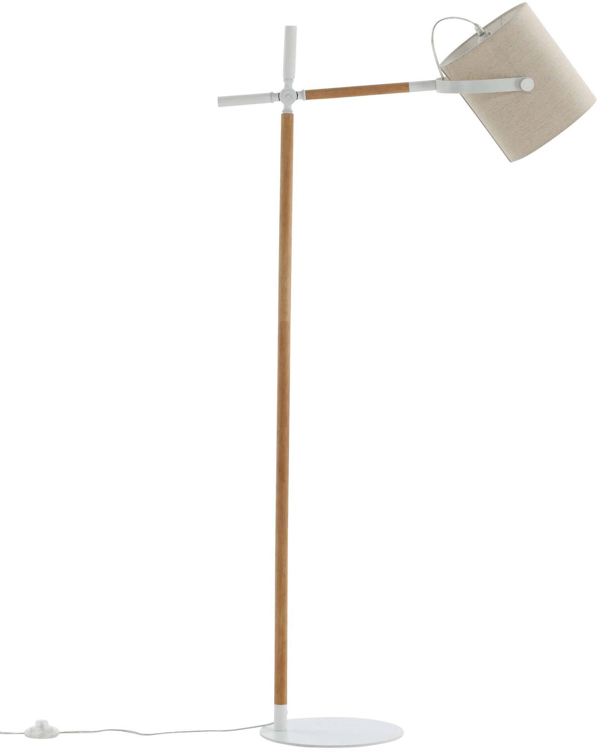 Dennis Stehleuchte in Weiss präsentiert im Onlineshop von KAQTU Design AG. Stehleuchte ist von Venture Home