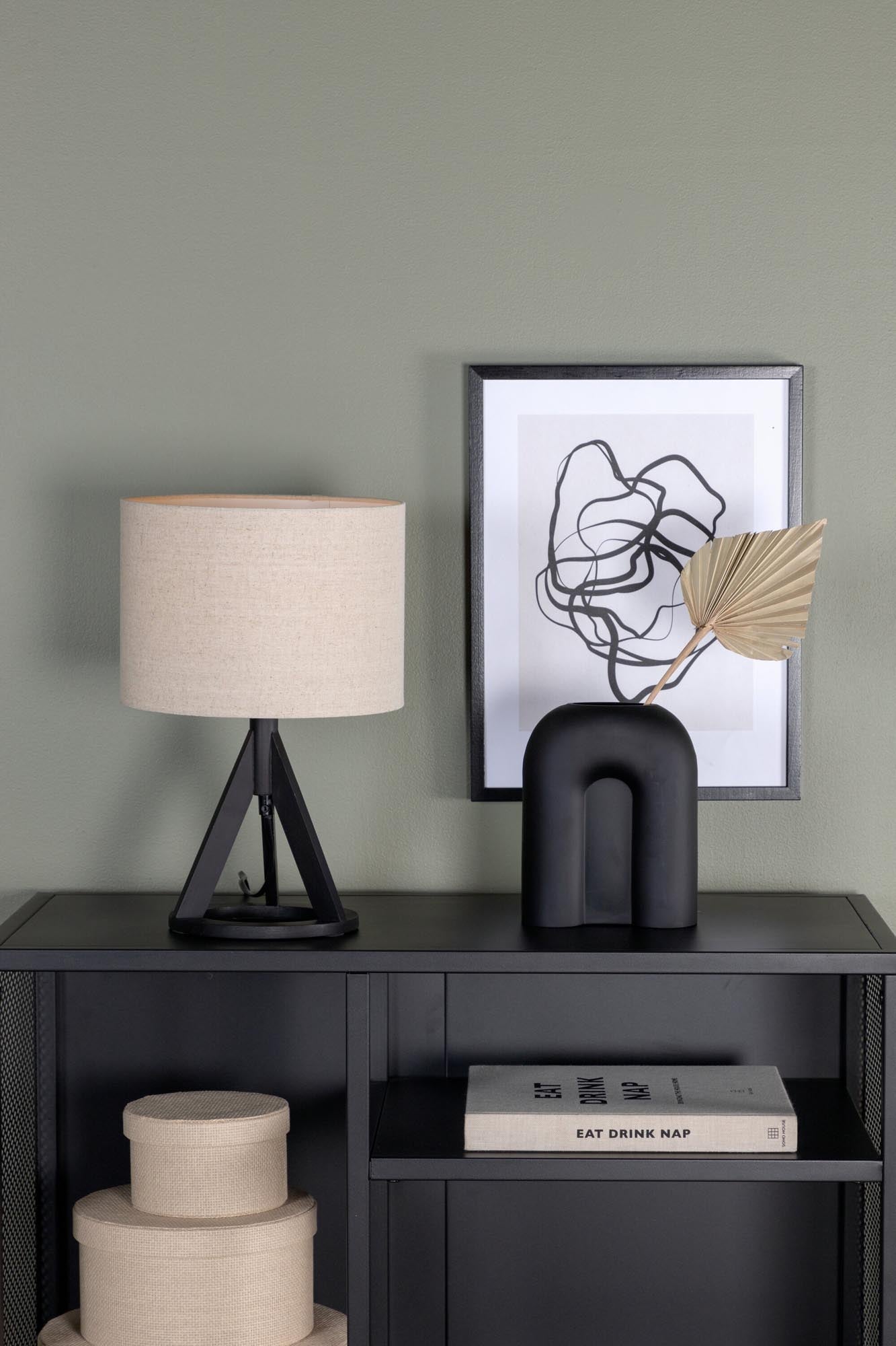 Kona Tischleuchte in Schwarz präsentiert im Onlineshop von KAQTU Design AG. Tischleuchte ist von Venture Home