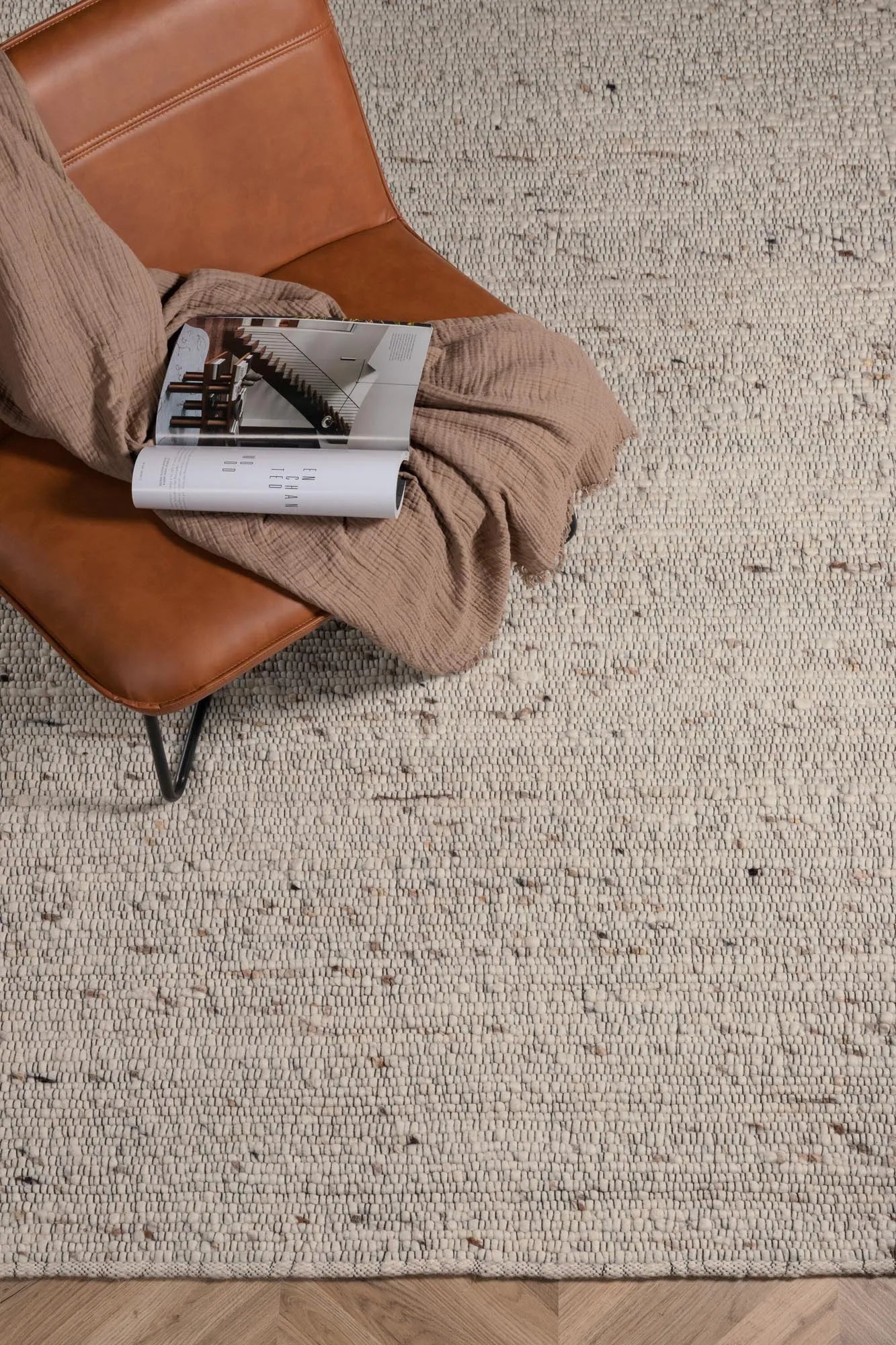 Venture Home: Stilvoller Teppich aus wiederverwendeten Textilien.