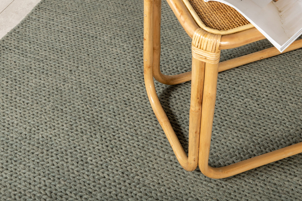 Marta Teppich in Grün präsentiert im Onlineshop von KAQTU Design AG. Teppich ist von Venture Home
