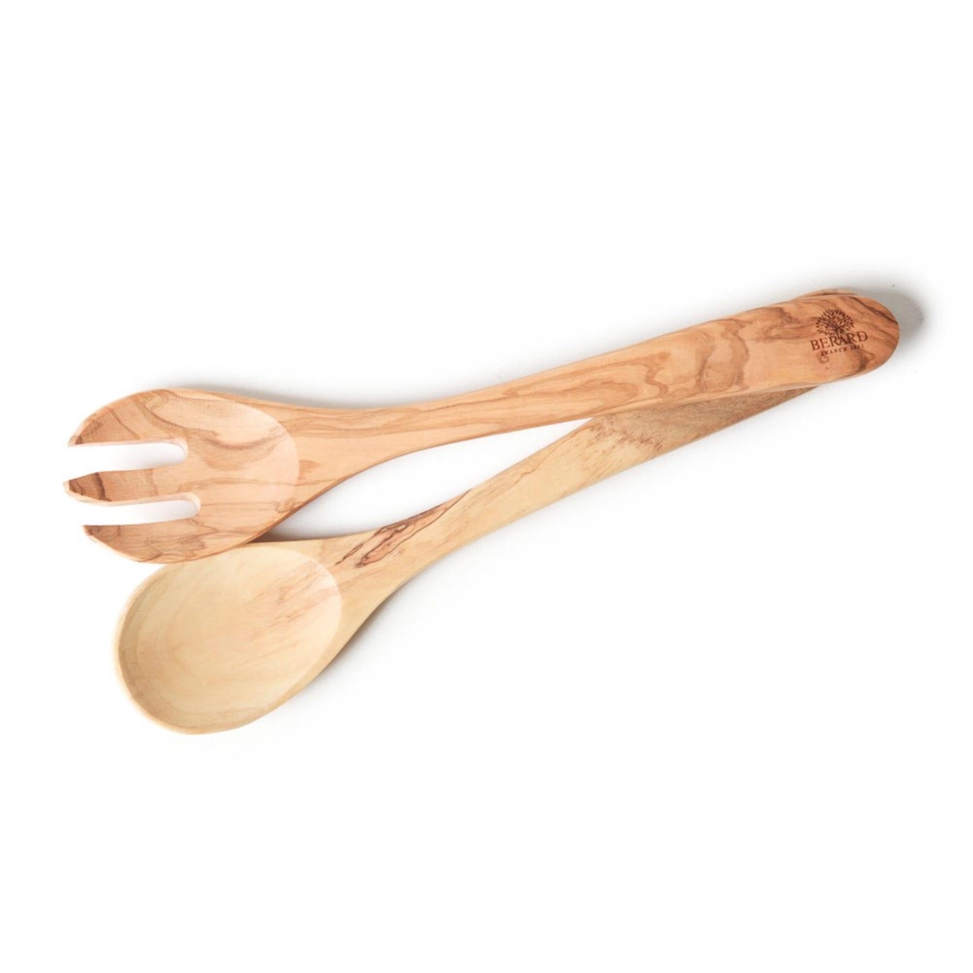Salatbesteck Provençal Olivenholz 25 cm