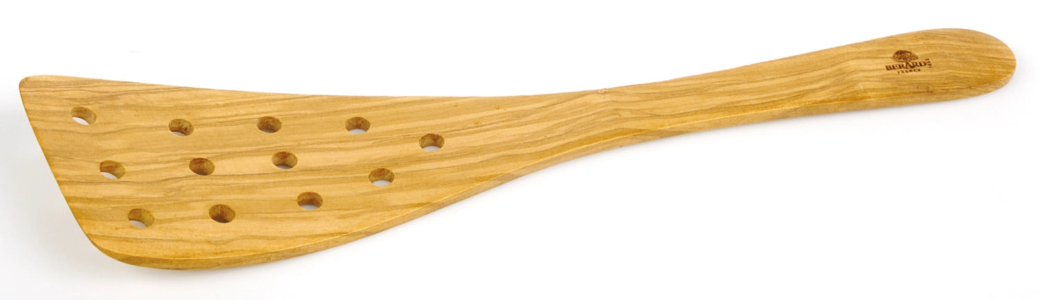 Spatule courbée et geloStructure en bois d'olivier 32 cm