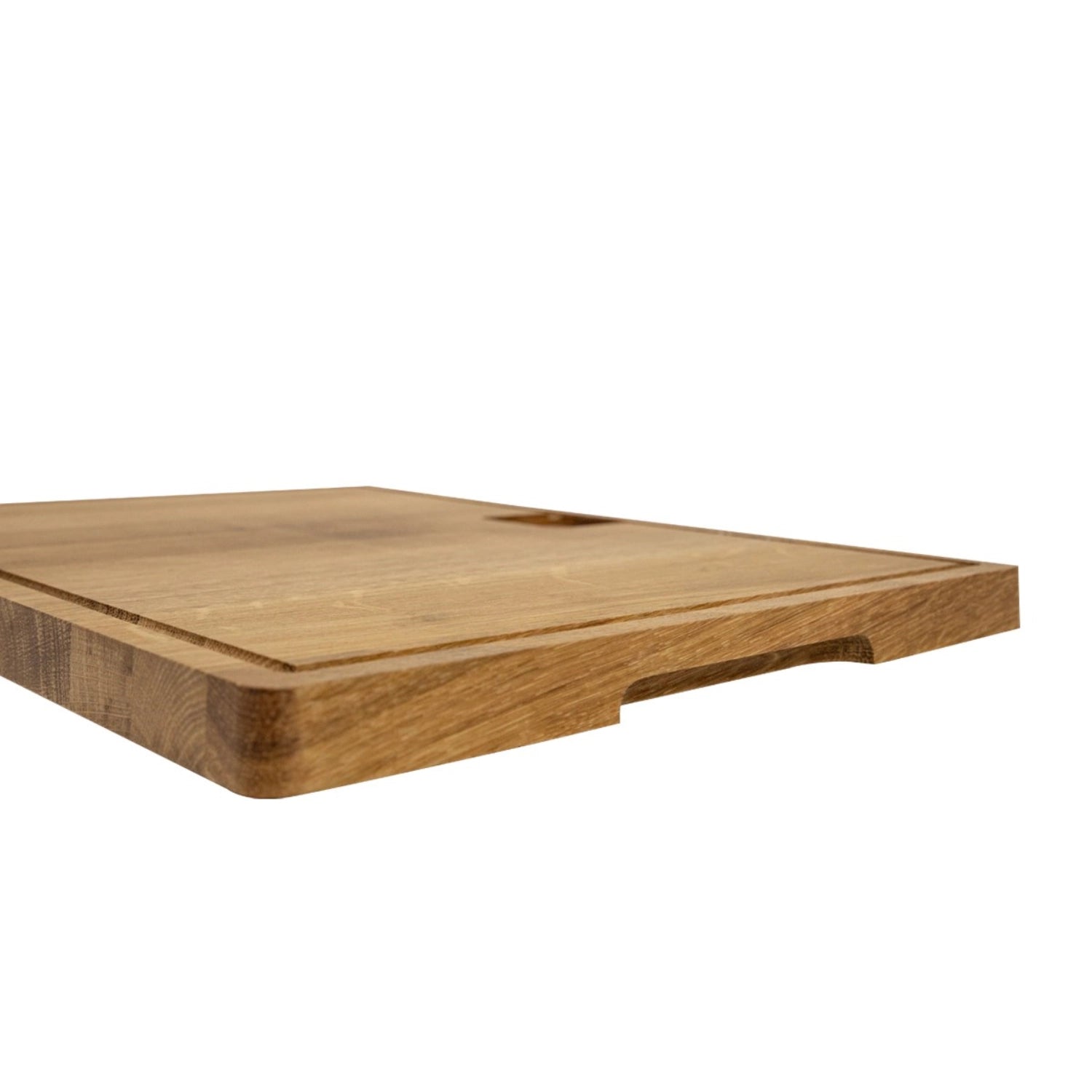Elegantes Holz-Dining Brett "Friends" von Boska, ideal für stilvolles Servieren von Snacks und Käse, Maße 33x23x2.2cm, perfekt für gesellige Anlässe.