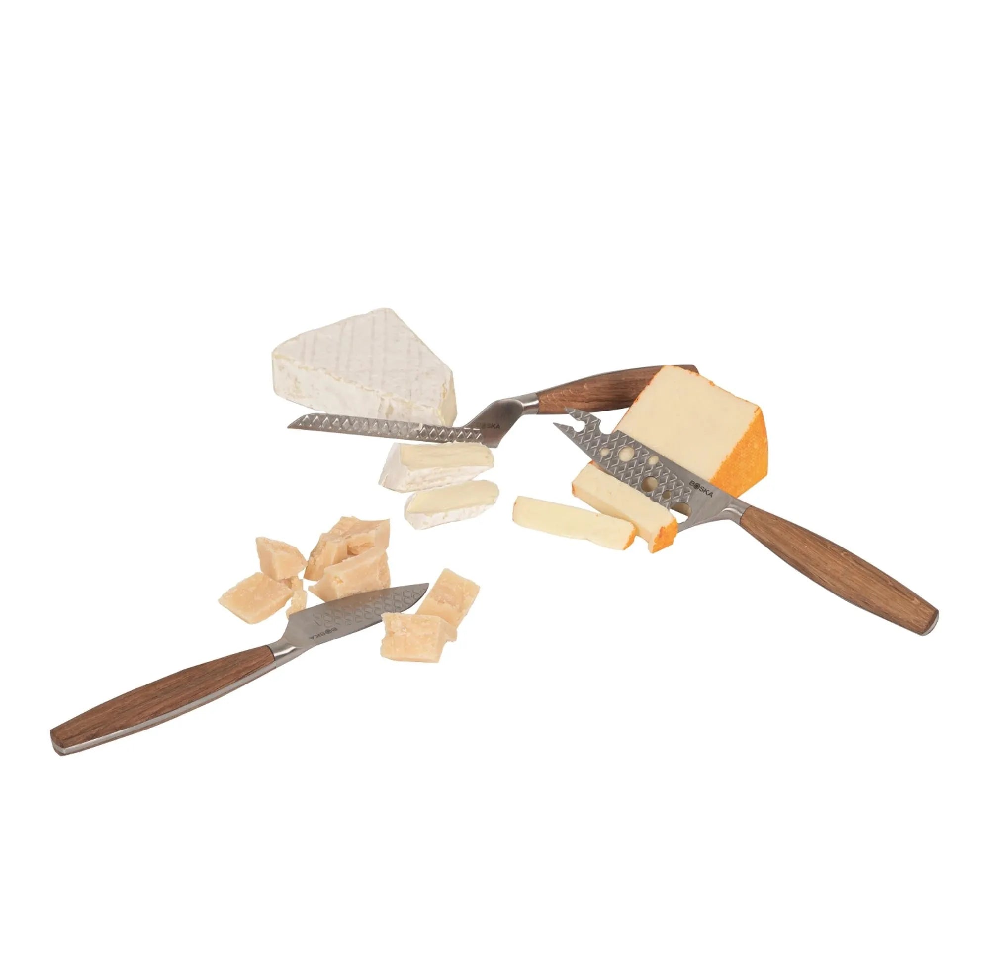 Boska Oslo+ Käsemesser-Set: Perfekte Schneide für jeden Käse.